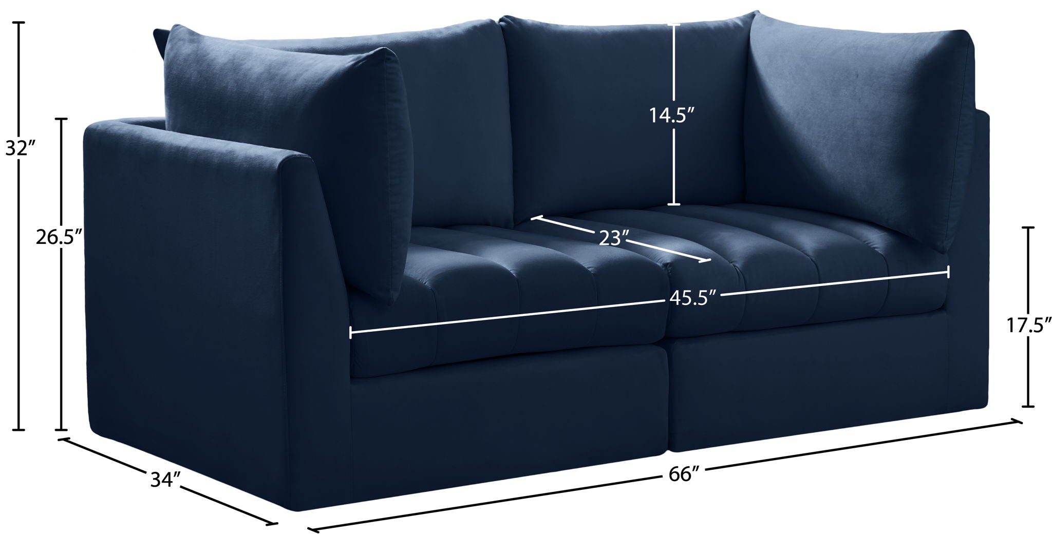 Jacob - Modular 2 Seat Sofa - Best Buy Furniture
