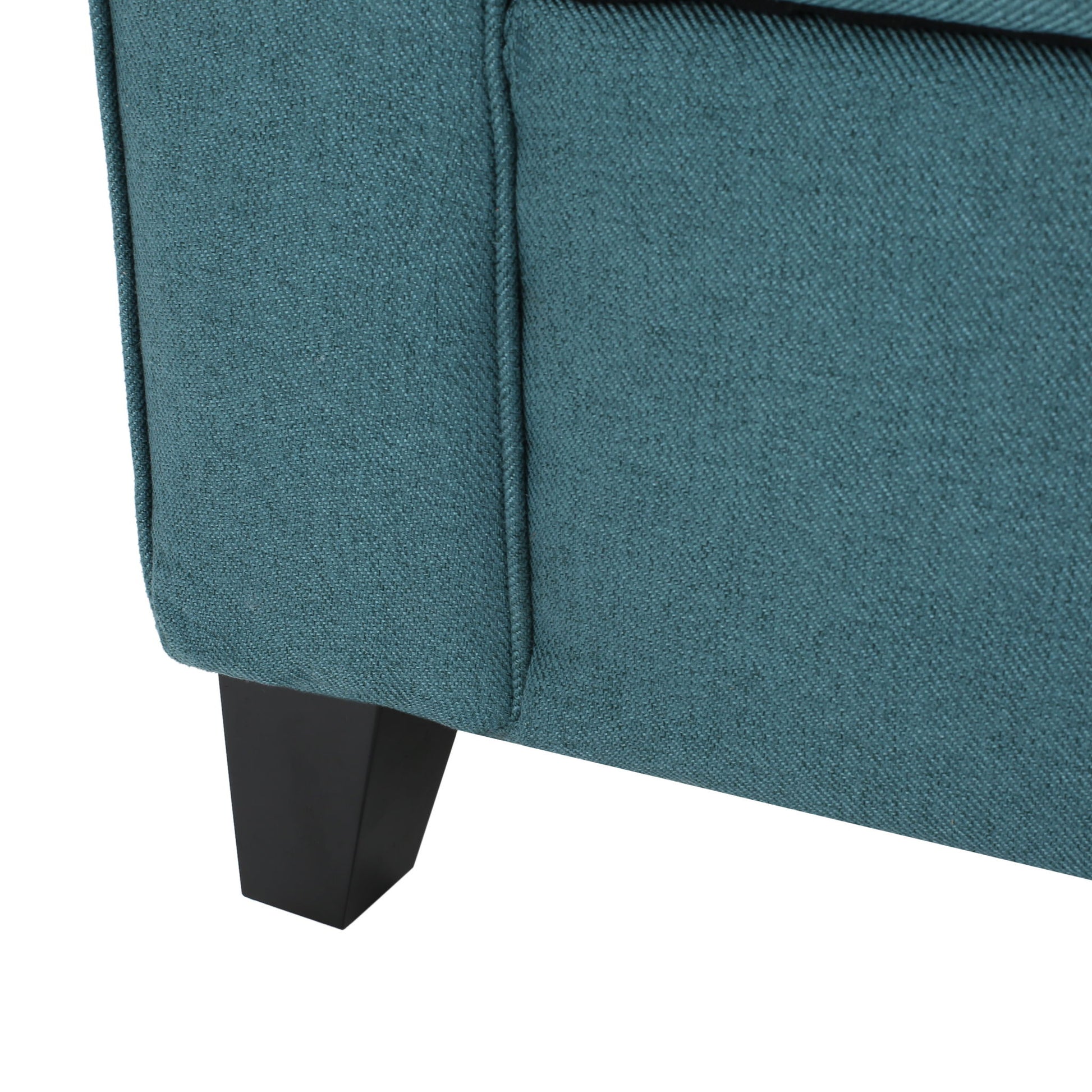 Hayes - Armed Storage Bench With Rolled Arms And Button Tufting - Best Buy Furniture