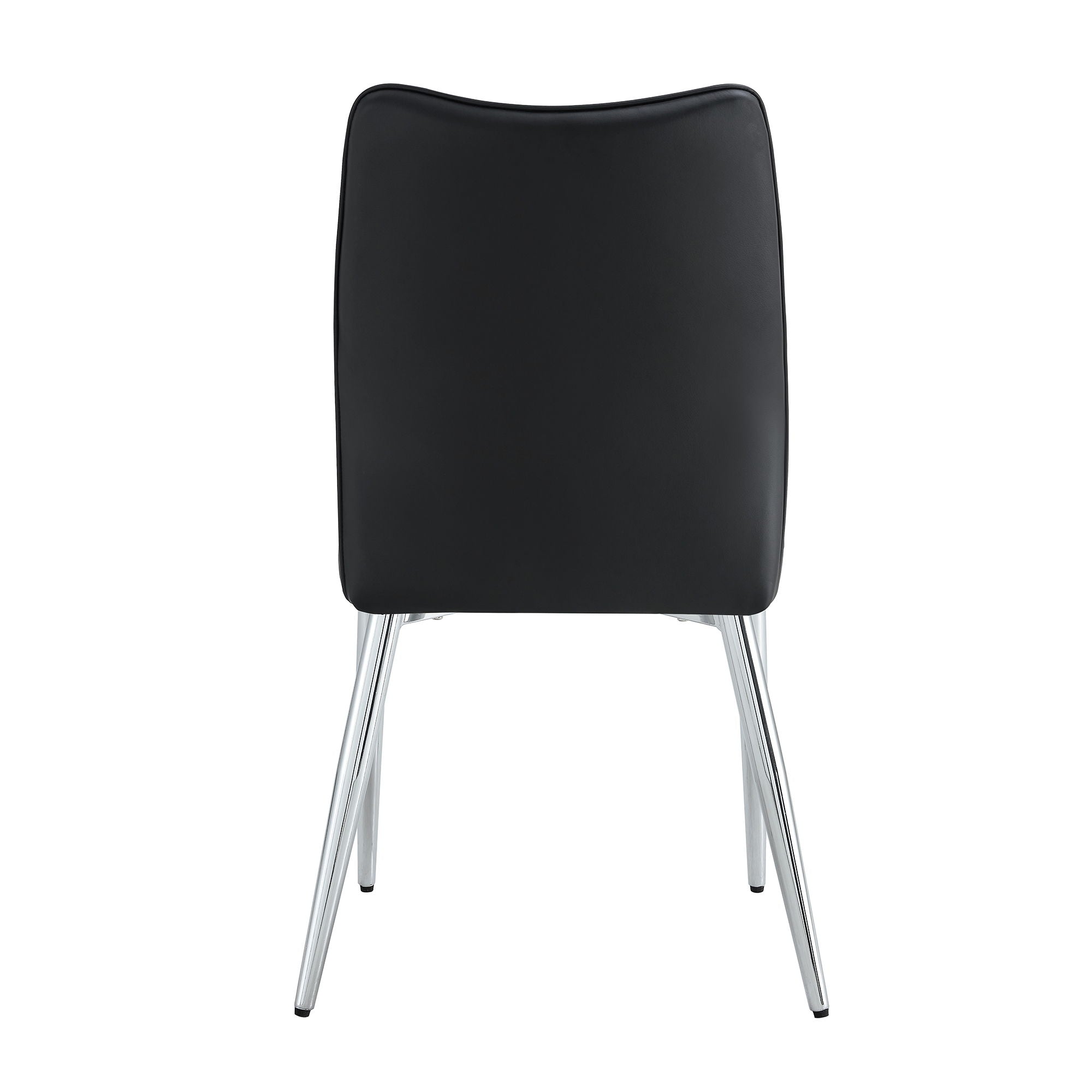 Modern Middle Ages Style Dining Chairs With Cushions And Metal Legs