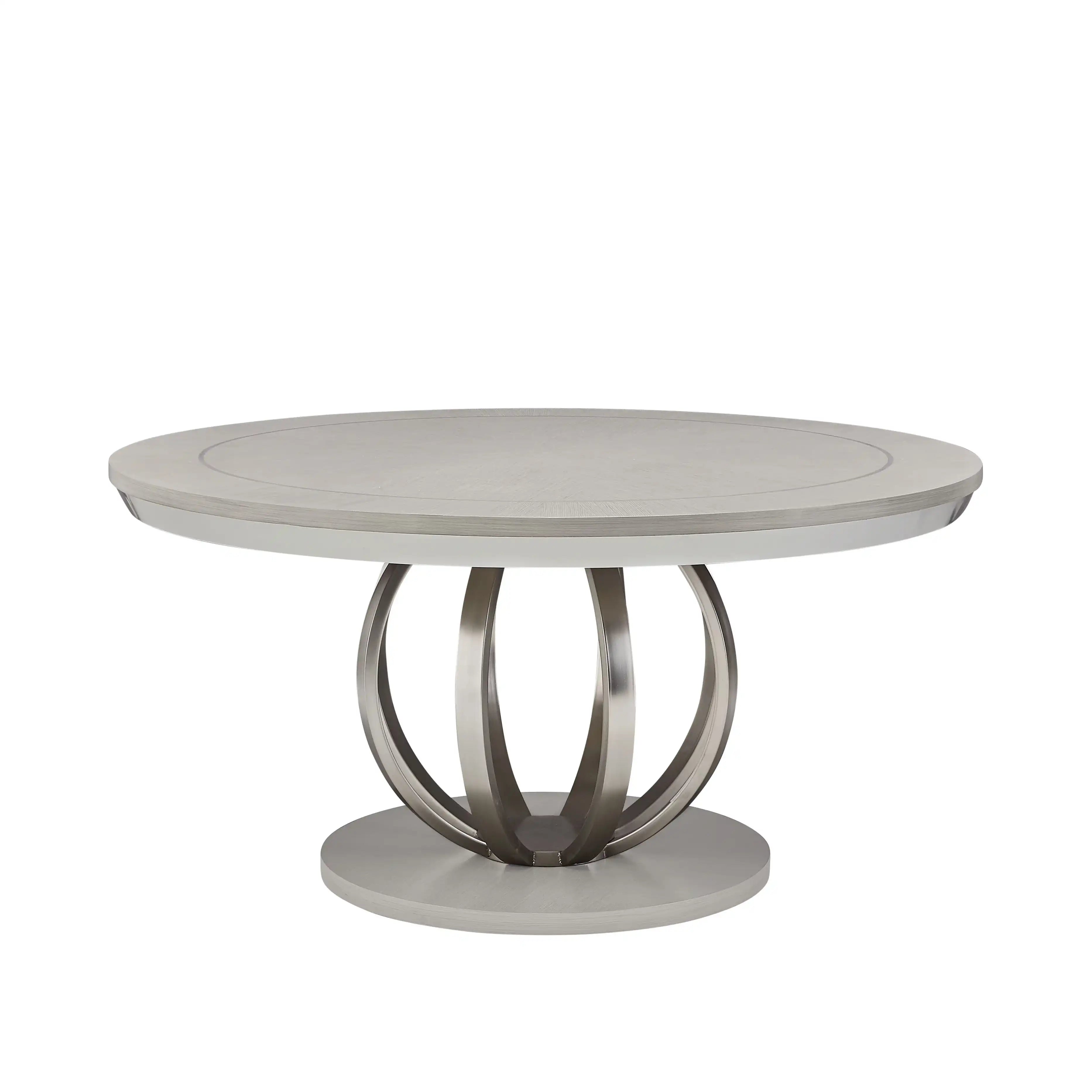 Eclipse - Round Dining Table - Moonlight Gray