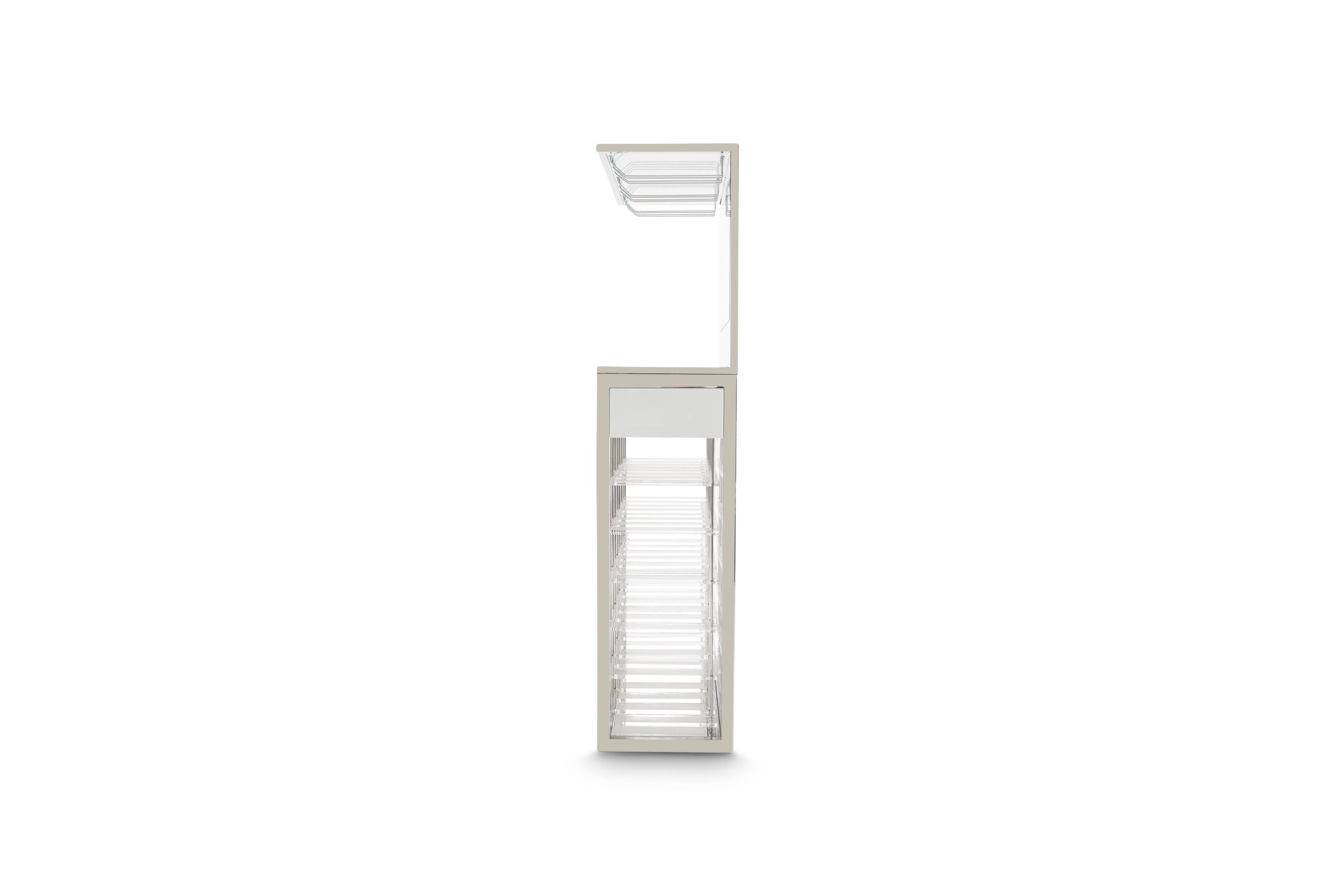 State St. - Wall Bar - Glossy White