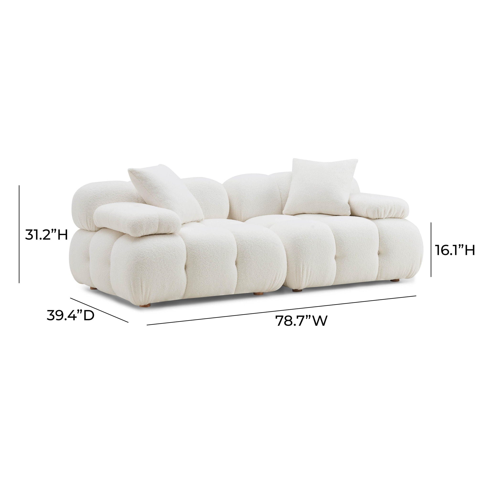 Calliope - Modular Loveseat