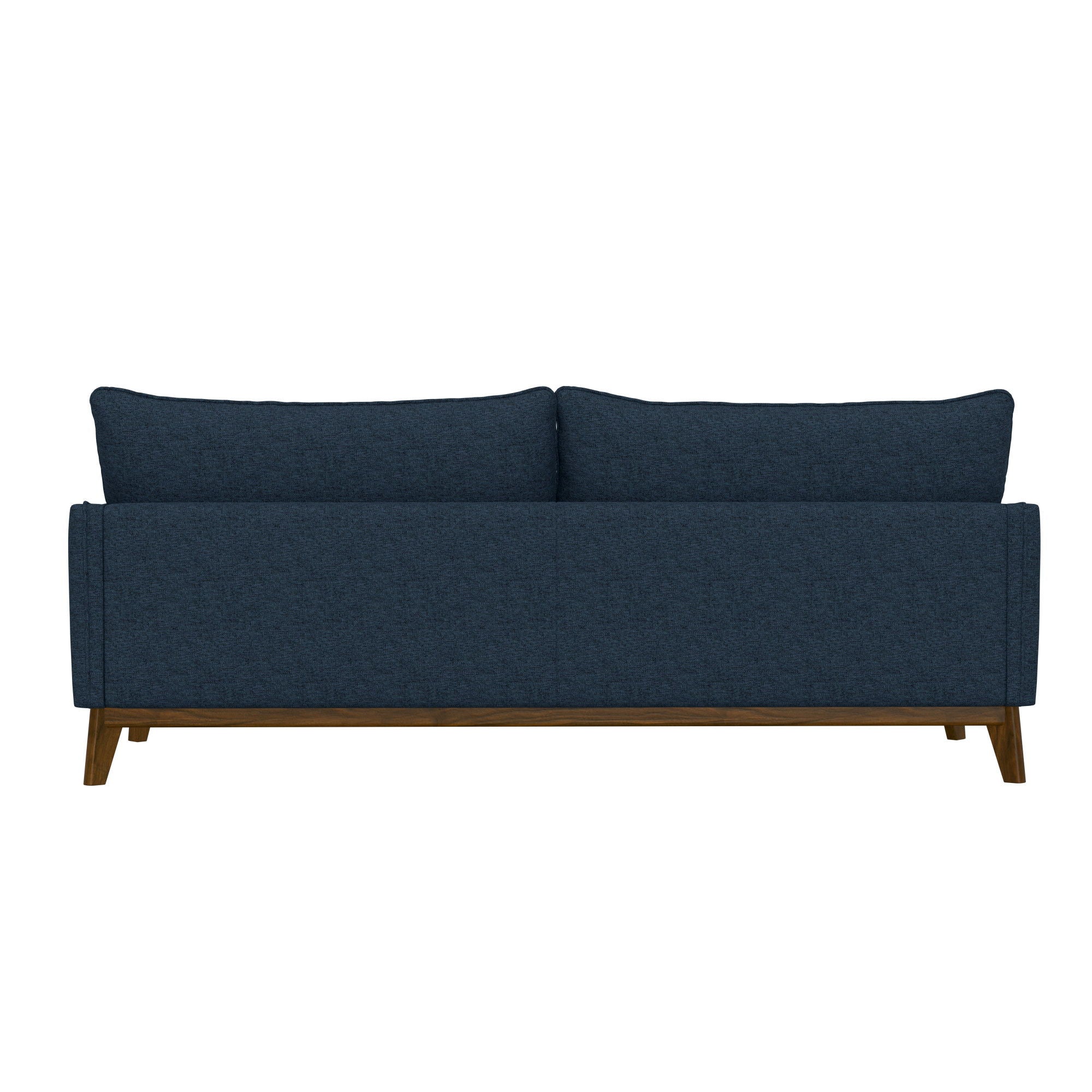 Sofa Wide With Attached Legs - Blue