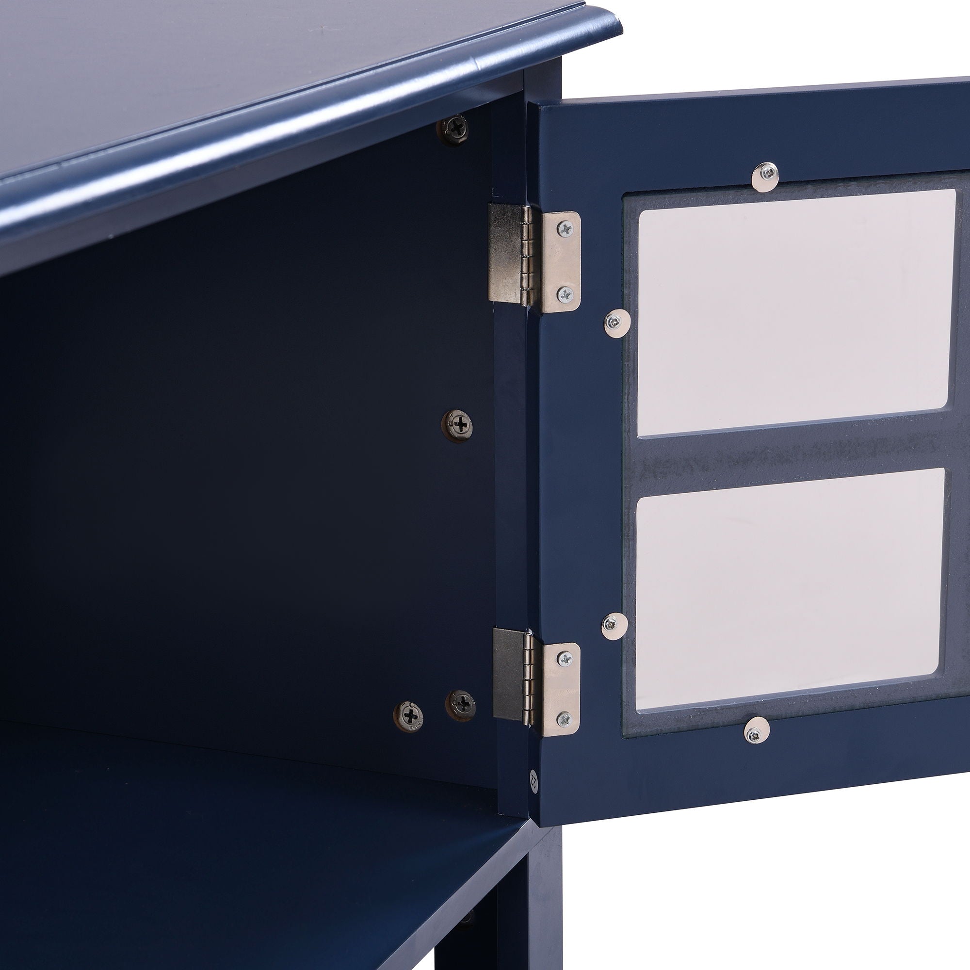 TV Stand, Entertainment Center With Dual Drawers And Hidden Storage, Cabinet With Soft Closing Doors And Sleek Panel Design