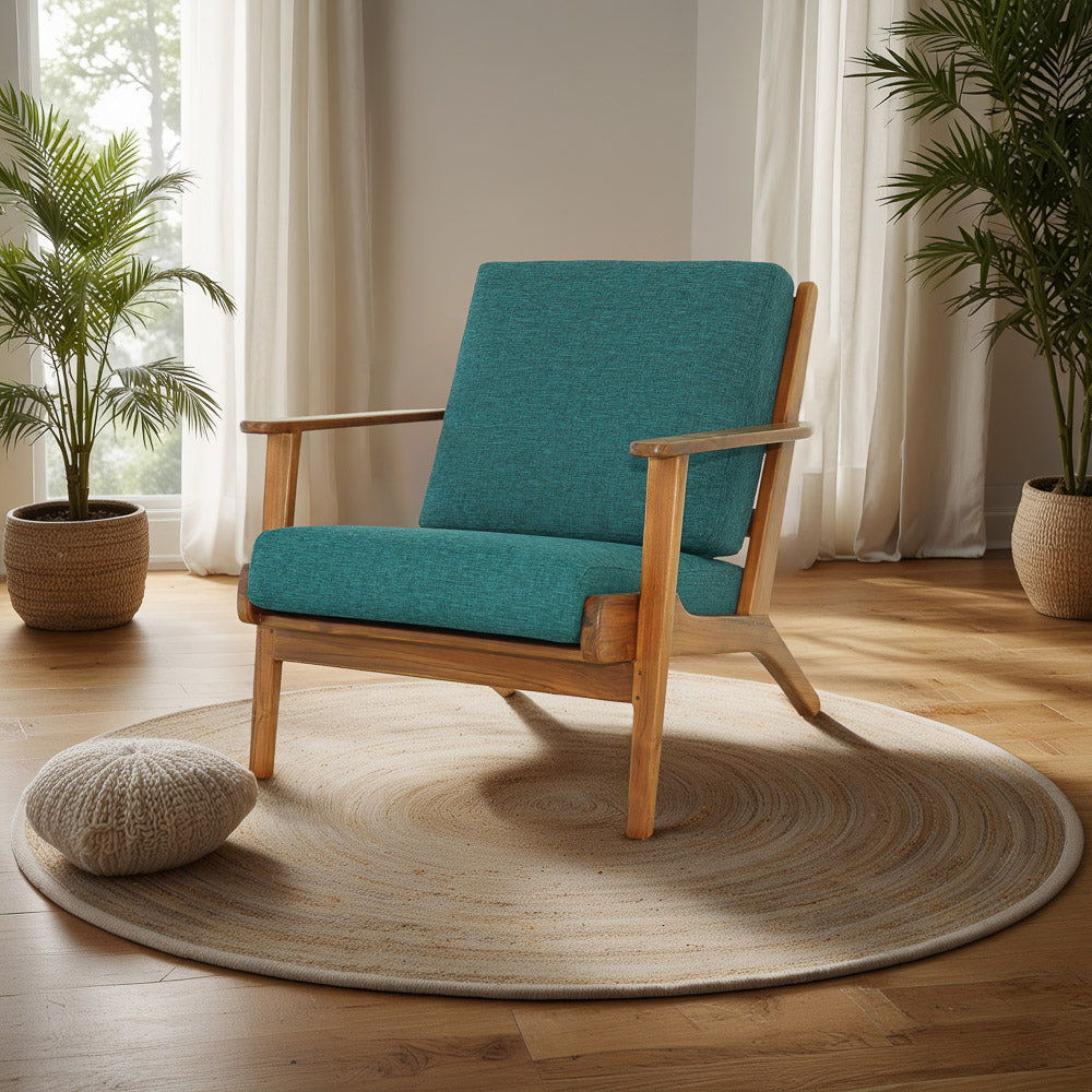 Connor - Modern Genuine Leather Lounge Chair