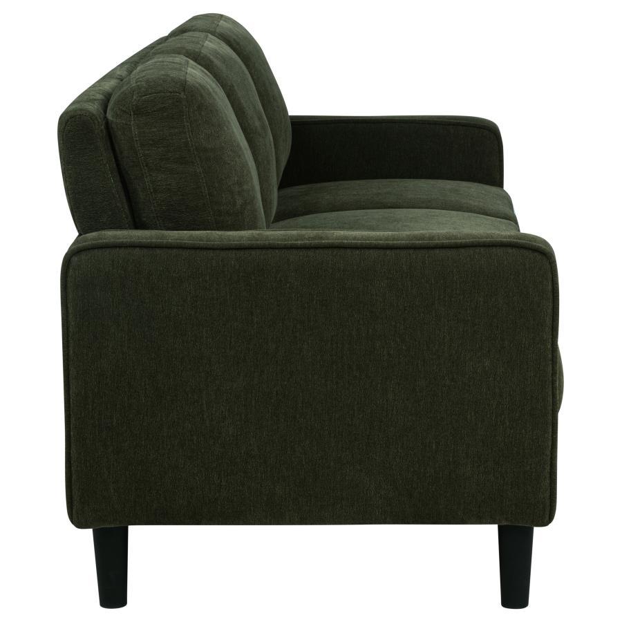 Ruth - Upholstered Track Arm Sofa Set