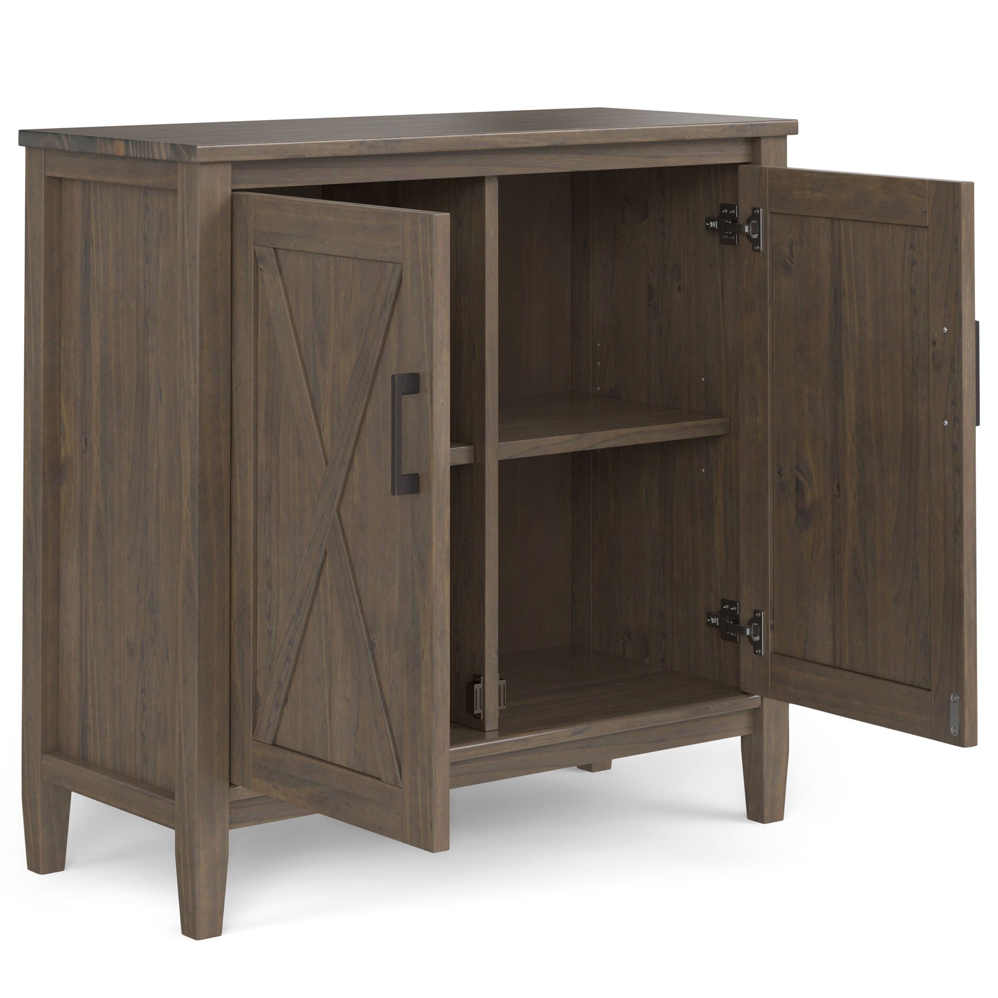 Ela - Low Storage Cabinet - Smoky Brown - Best Buy Furniture