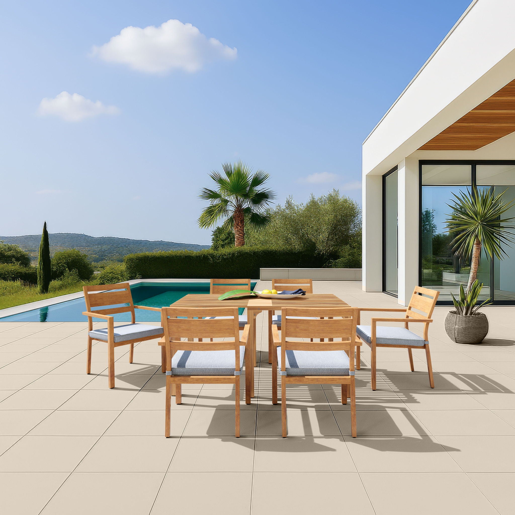 Rader - Outdoor Dining Chair (Set of 2) - Natural