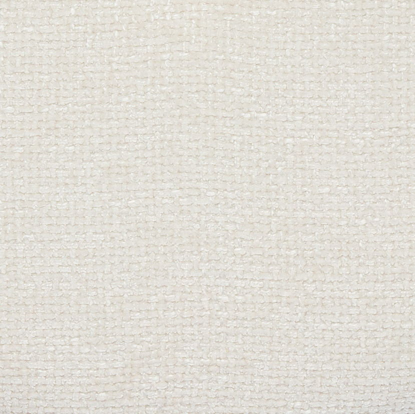 Alyssa - Chenille Rolling Desk Chair - Cream