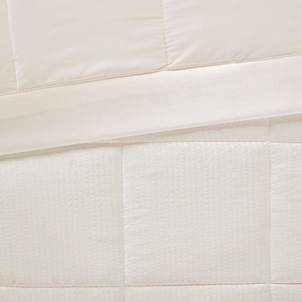 Oversized Down Alternative Blanket with Satin Trim