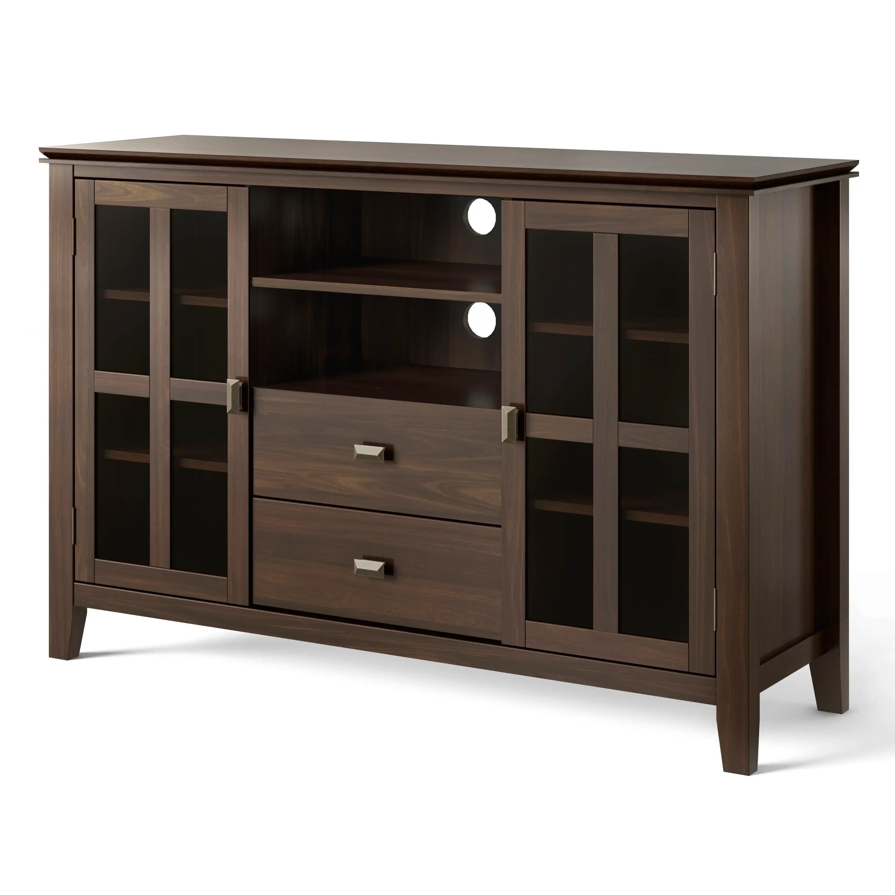 Artisan - Handcrafted Tall TV Media Stand - Best Buy Furniture
