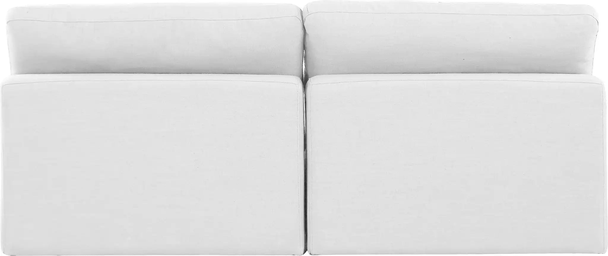 Comfy - Linen Modular Armless Sofa 2 Seats