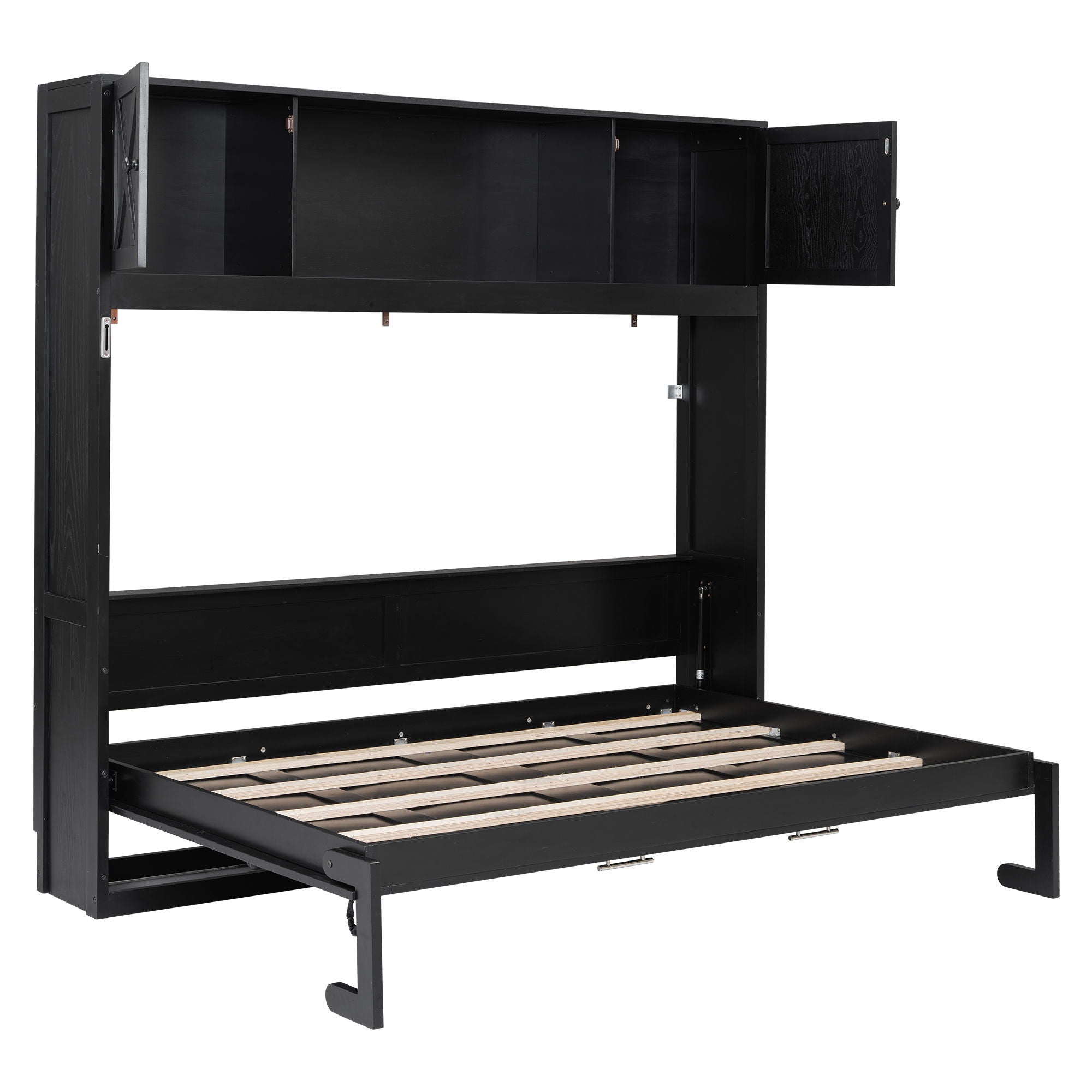 Murphy Bed With Storage Cabinets