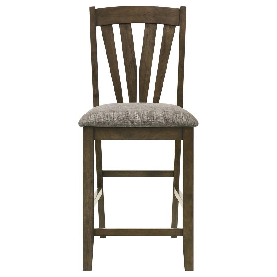 Canfield - 5 Piece Counter Height Dining Set - Brown
