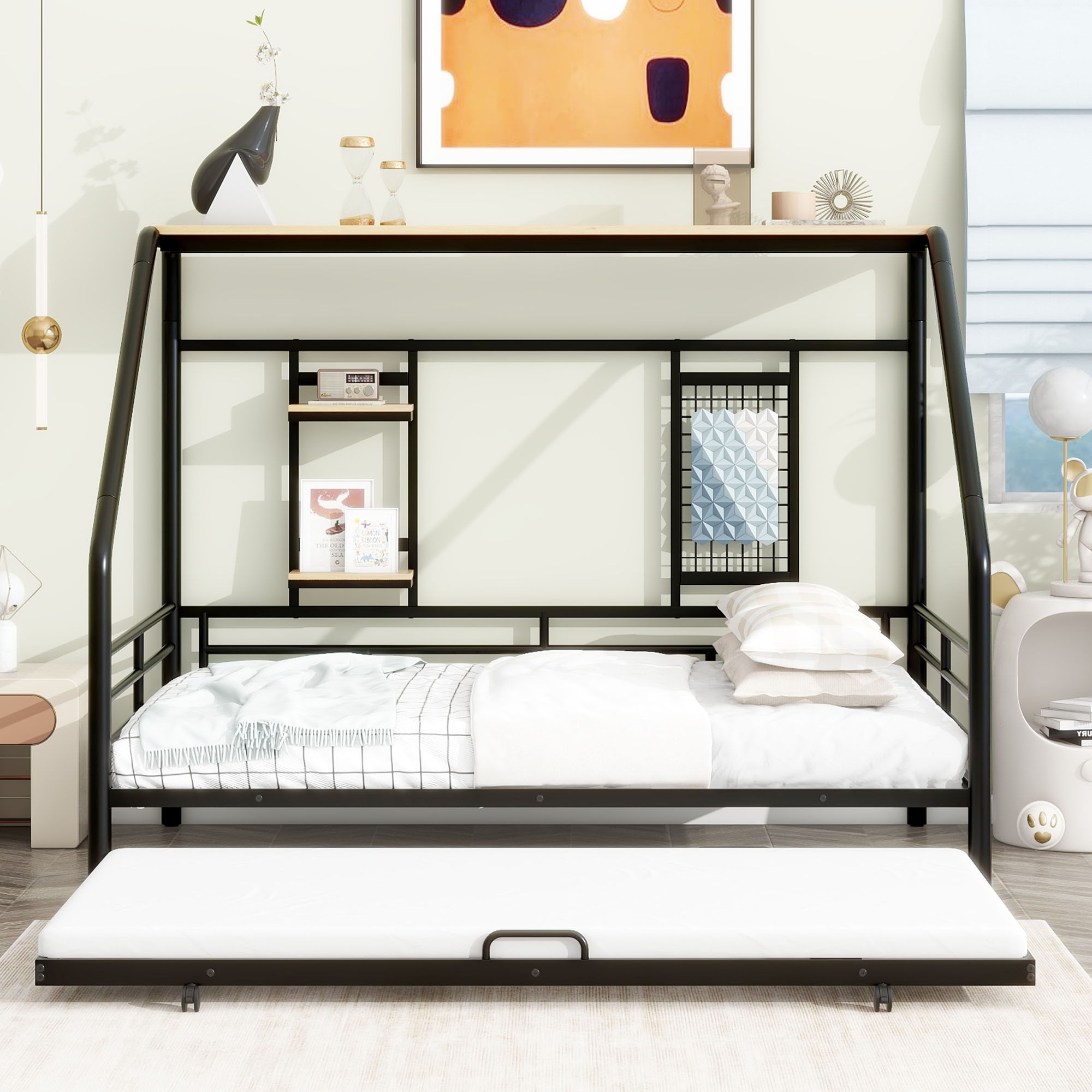 Playhouse Design Bed With Trundle