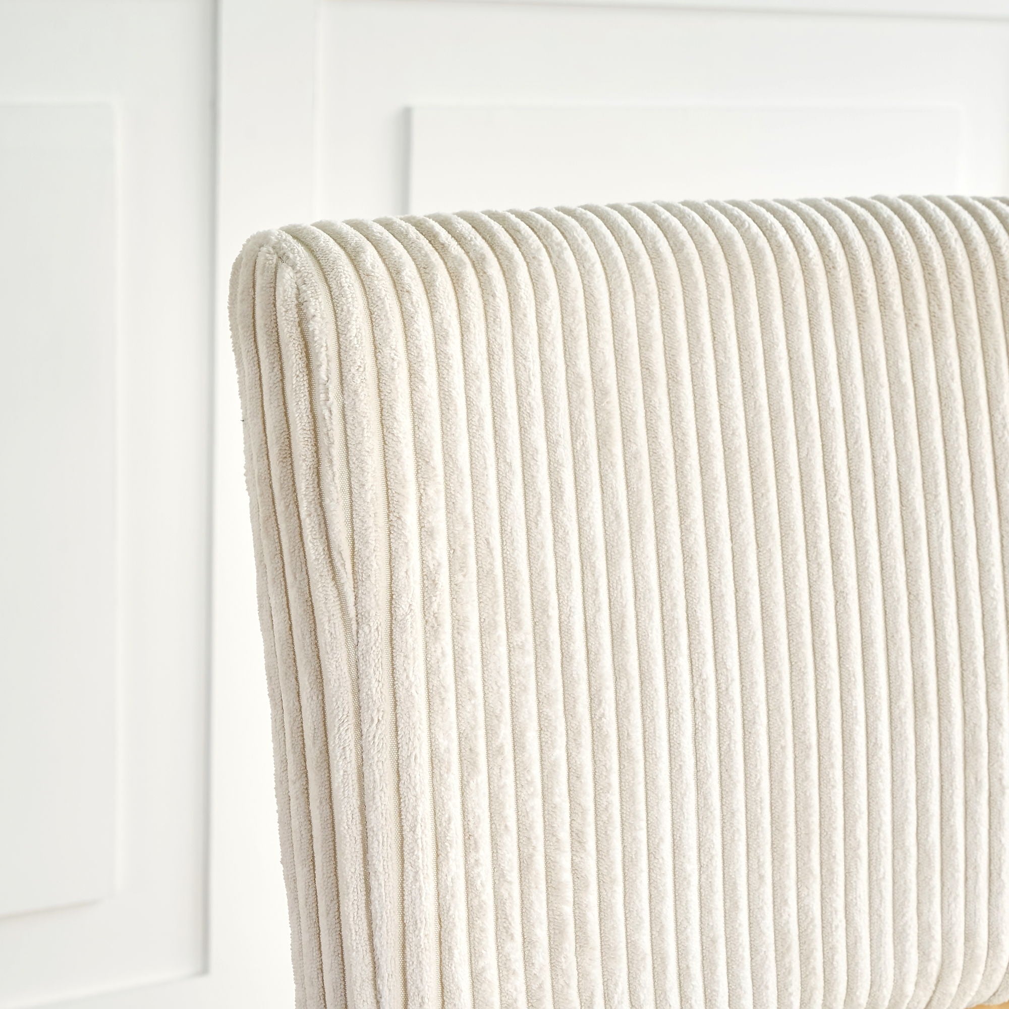 Modern Upholstered Dining Chair With Metal Legs