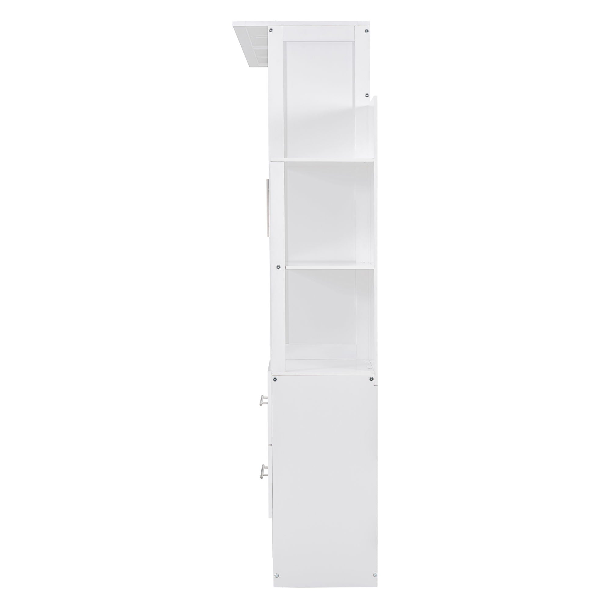Murphy Wall Bed With Shelves, Drawers And LED Lights