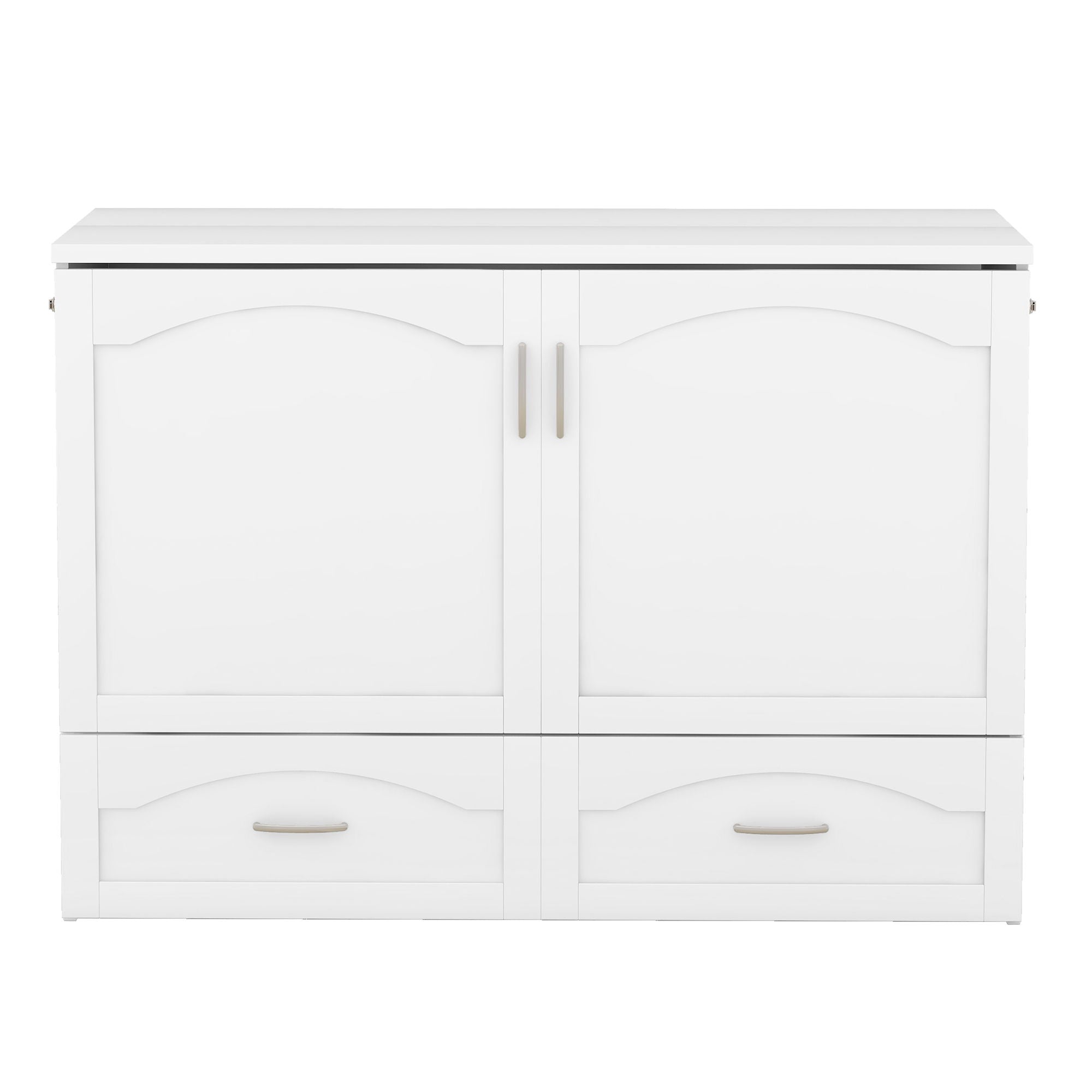 Murphy Wall Bed With Drawer And A Set Of Sockets & USB Ports, Pulley Structure Design