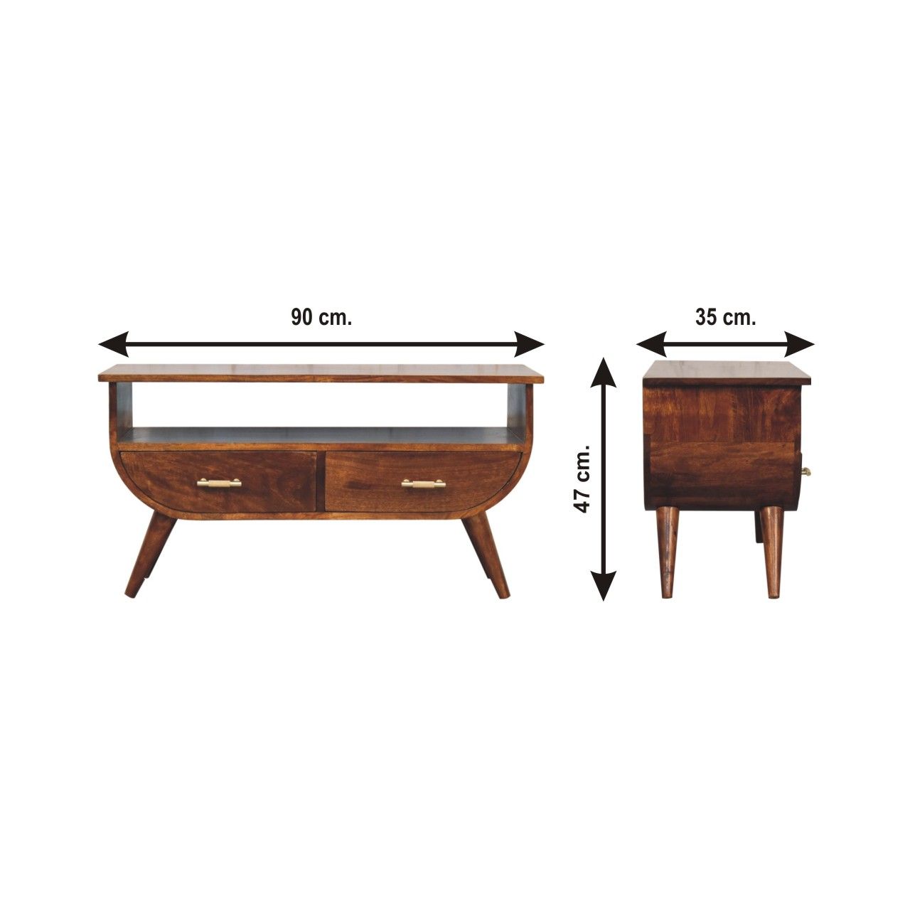 Agra - Media Unit - Brown
