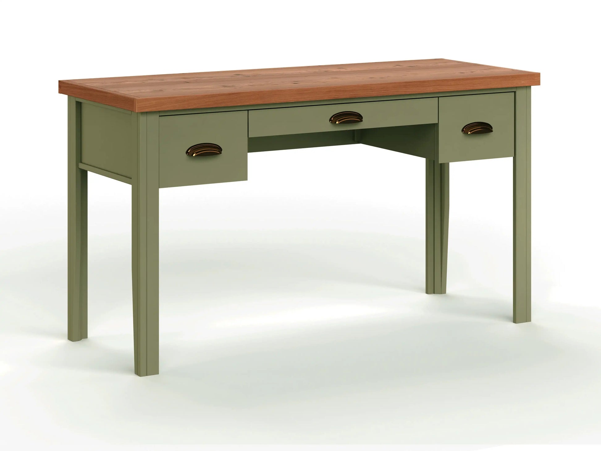 Vineyard - Writing Desk - Sage Green And Fruitwood - Best Buy Furniture