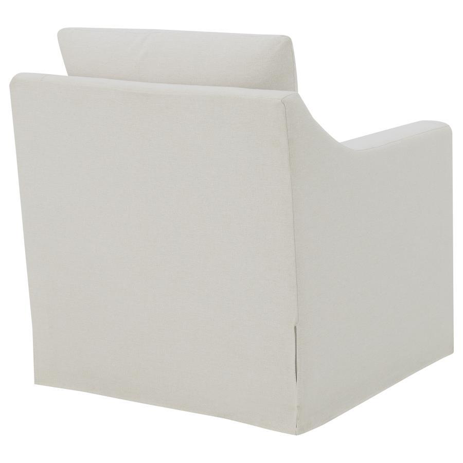 Winter - Upholstered Sloped Arm Accent Swivel Chair