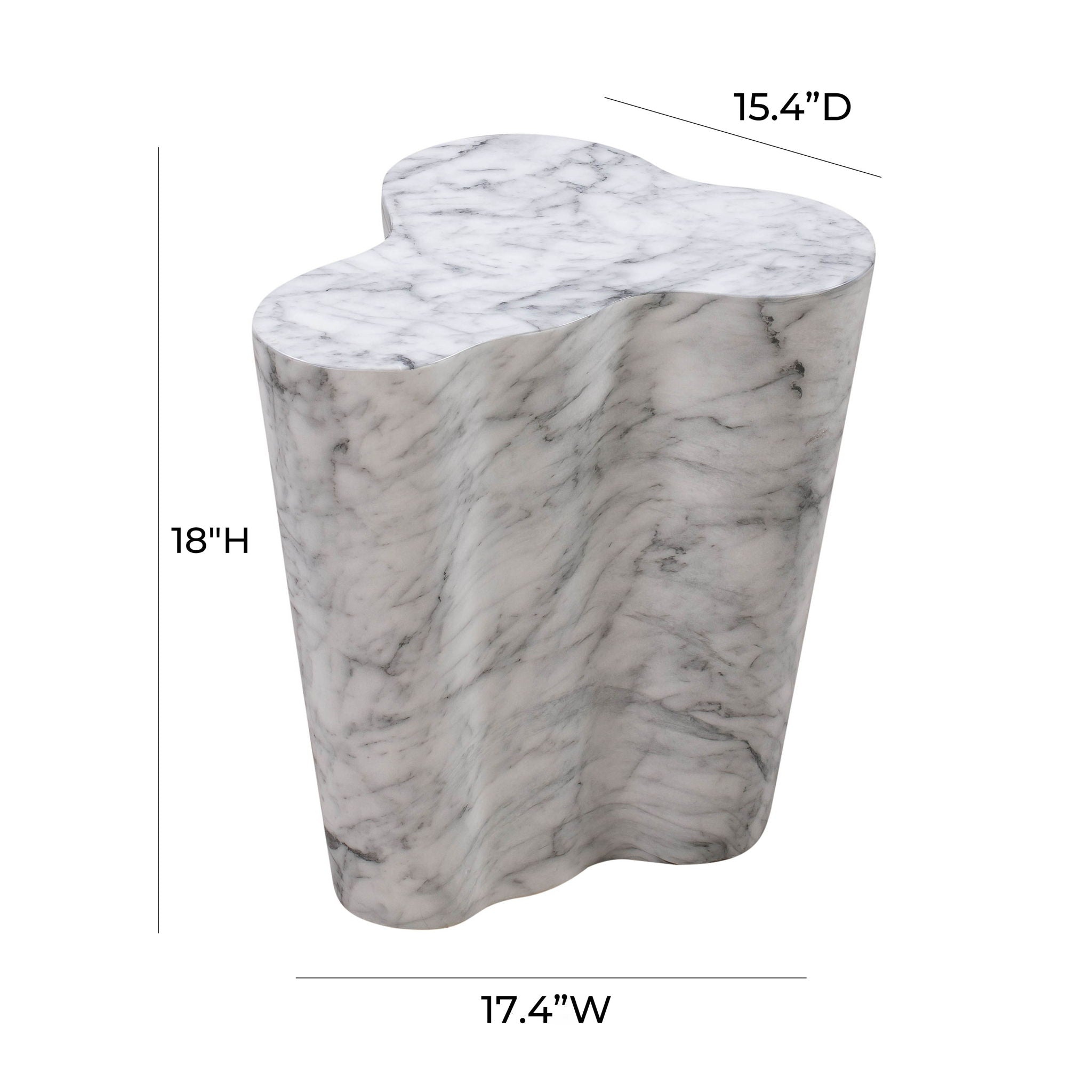 Slab - Marble Side Table