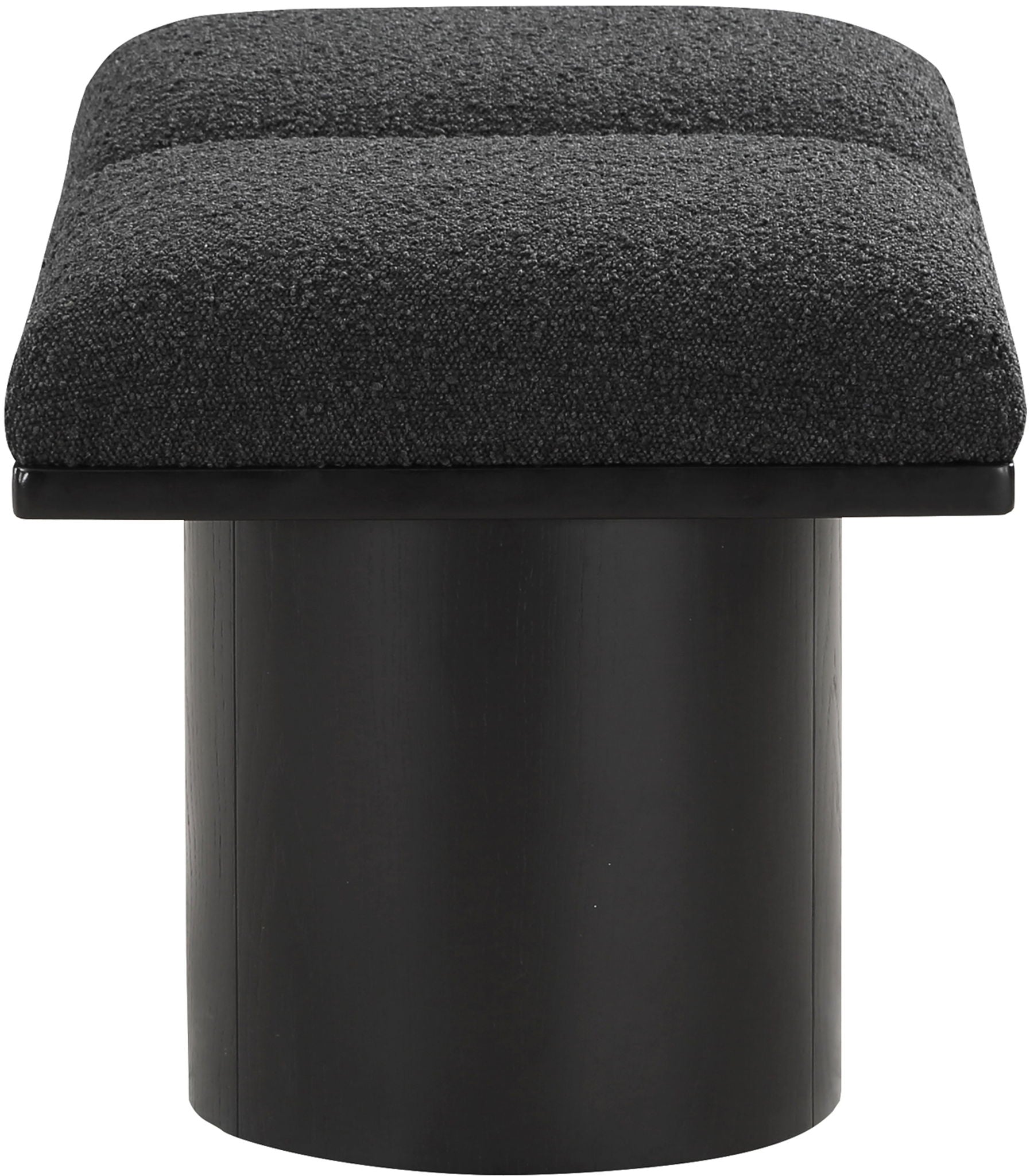 Pavilion - 2 Piece Modular Bench With Black Base