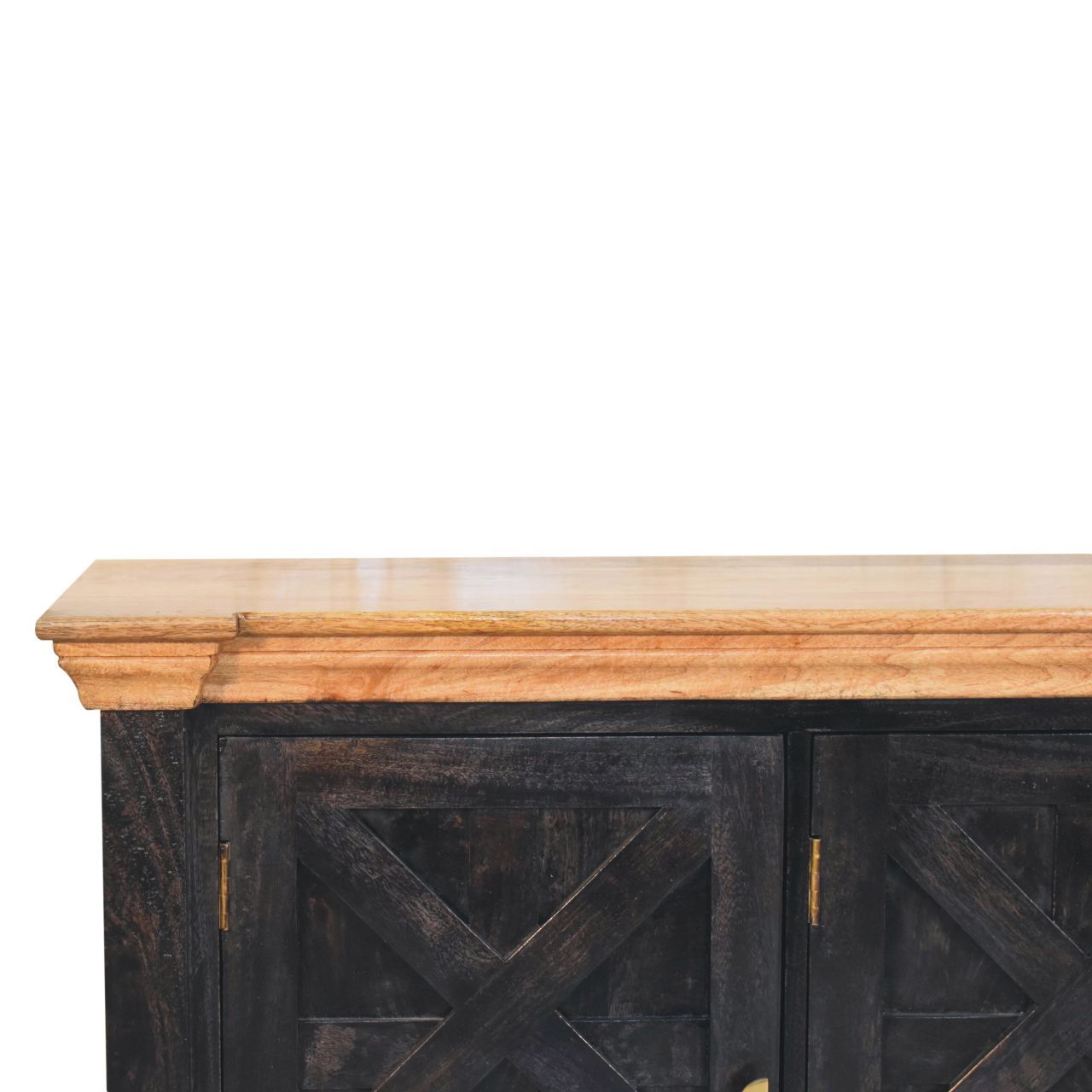 Regal - Rustic Sideboard - Black - Best Buy Furniture