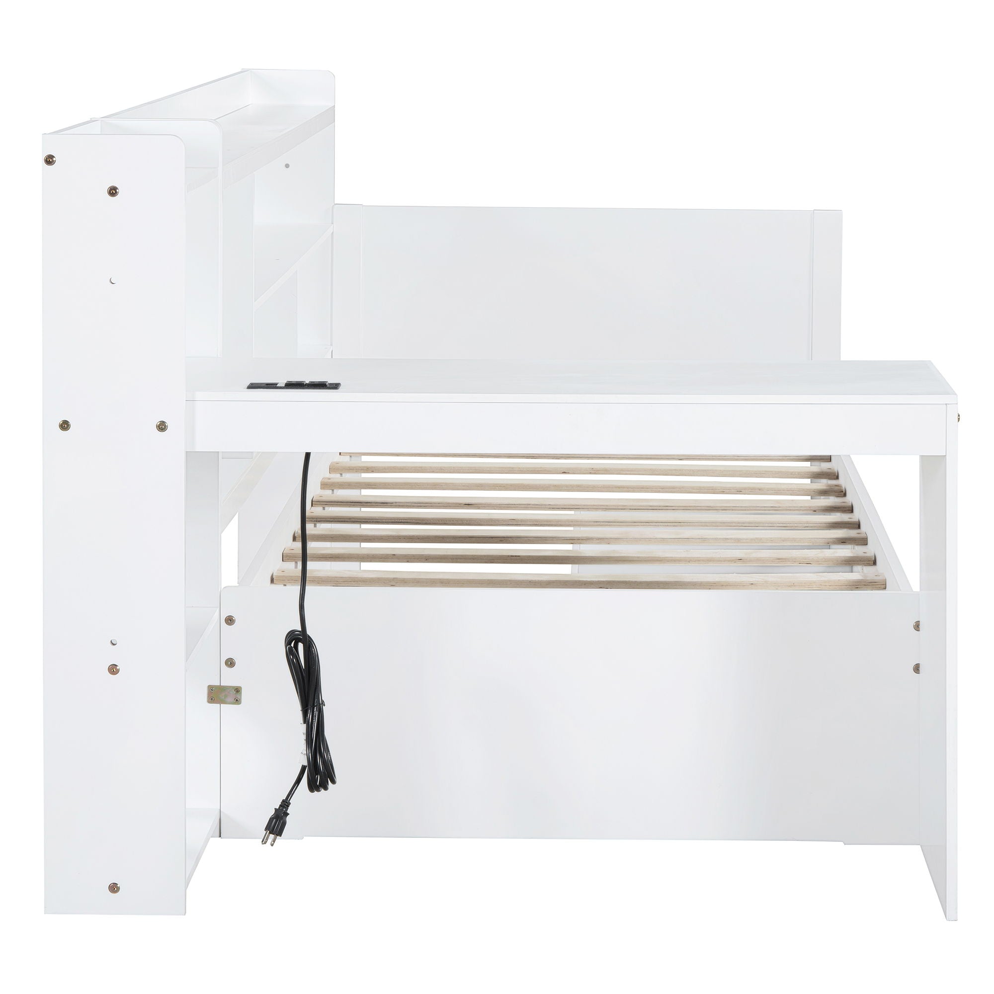 Daybed With 3 Drawers USB Ports And Desk