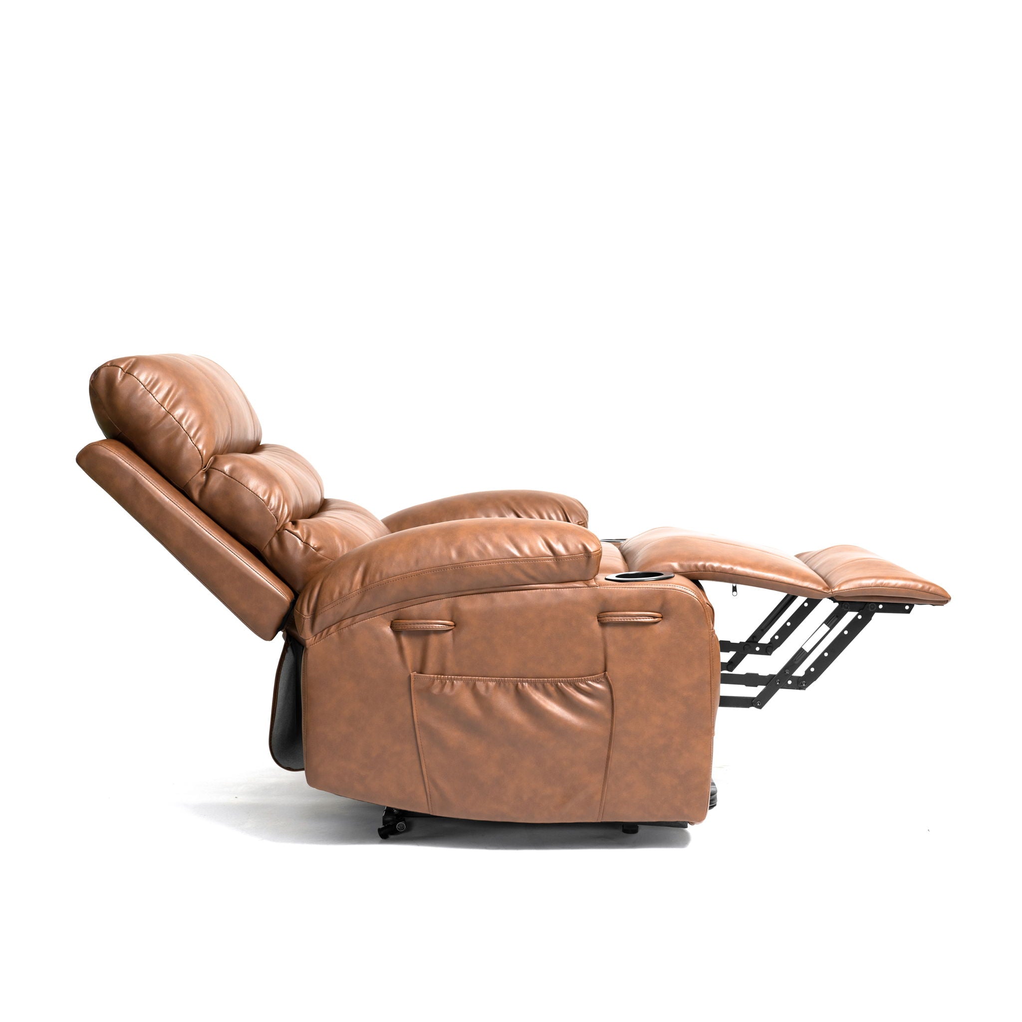 Large Size Electric Power Lift Recliner Chair Sofa With 8 Point Vibration Massage And Lumbar Heat
