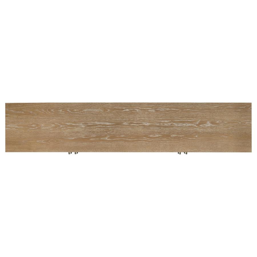 Brenham - 79" 4-Door TV Stand Media Console - Washed Oak