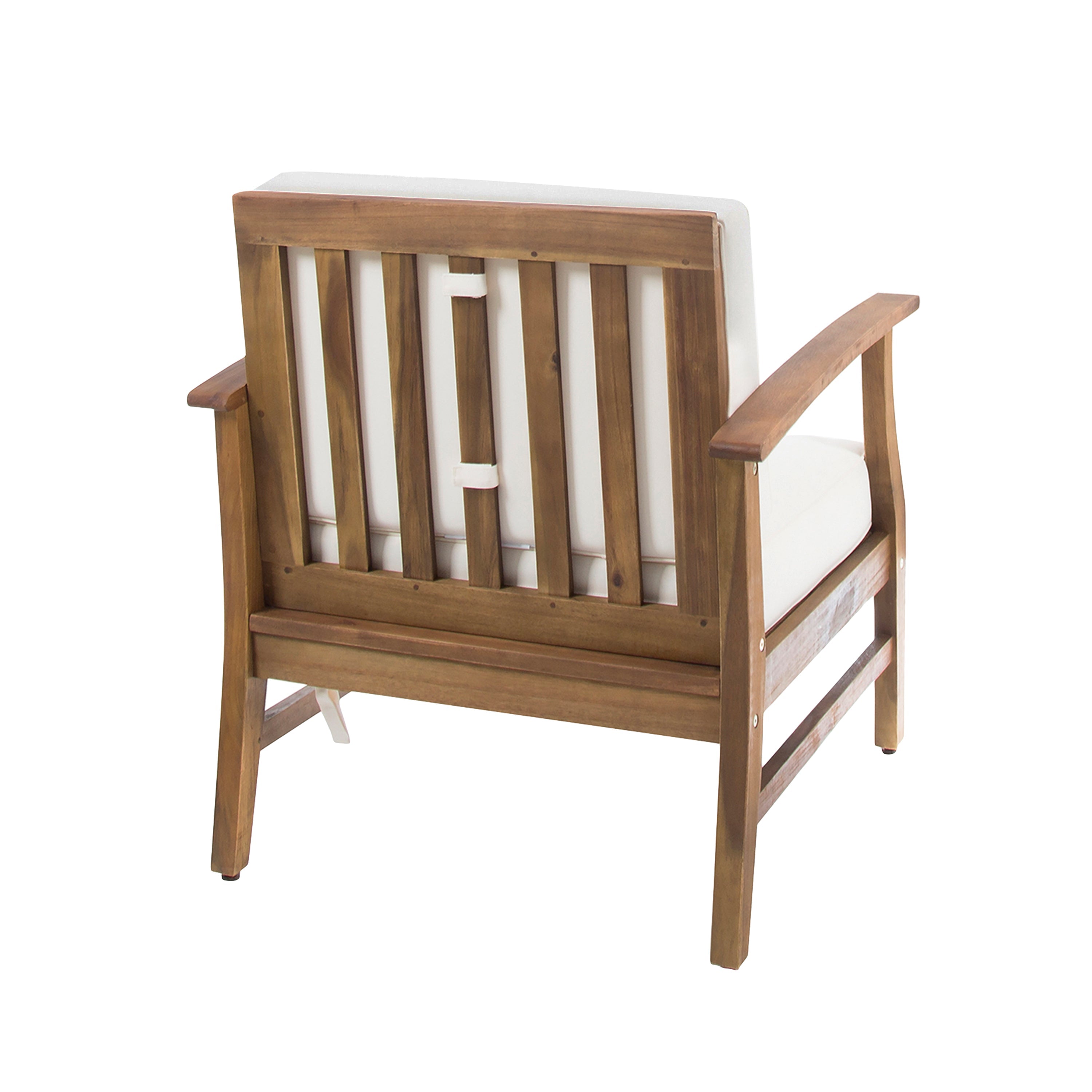 The Aurland™ Slatted Acacia Club Chair (Set of 2)