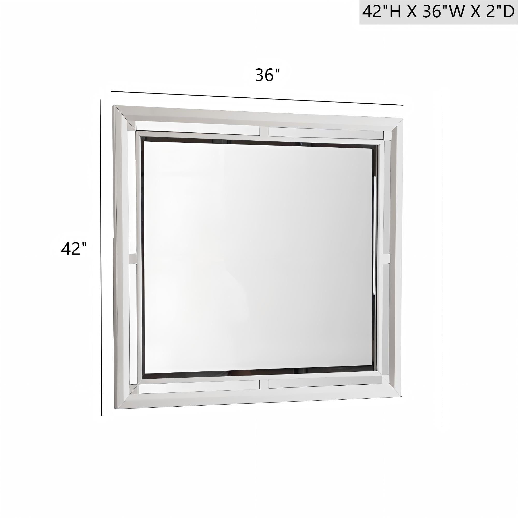 Alana - Mirror - Silver Champagne - Best Buy Furniture