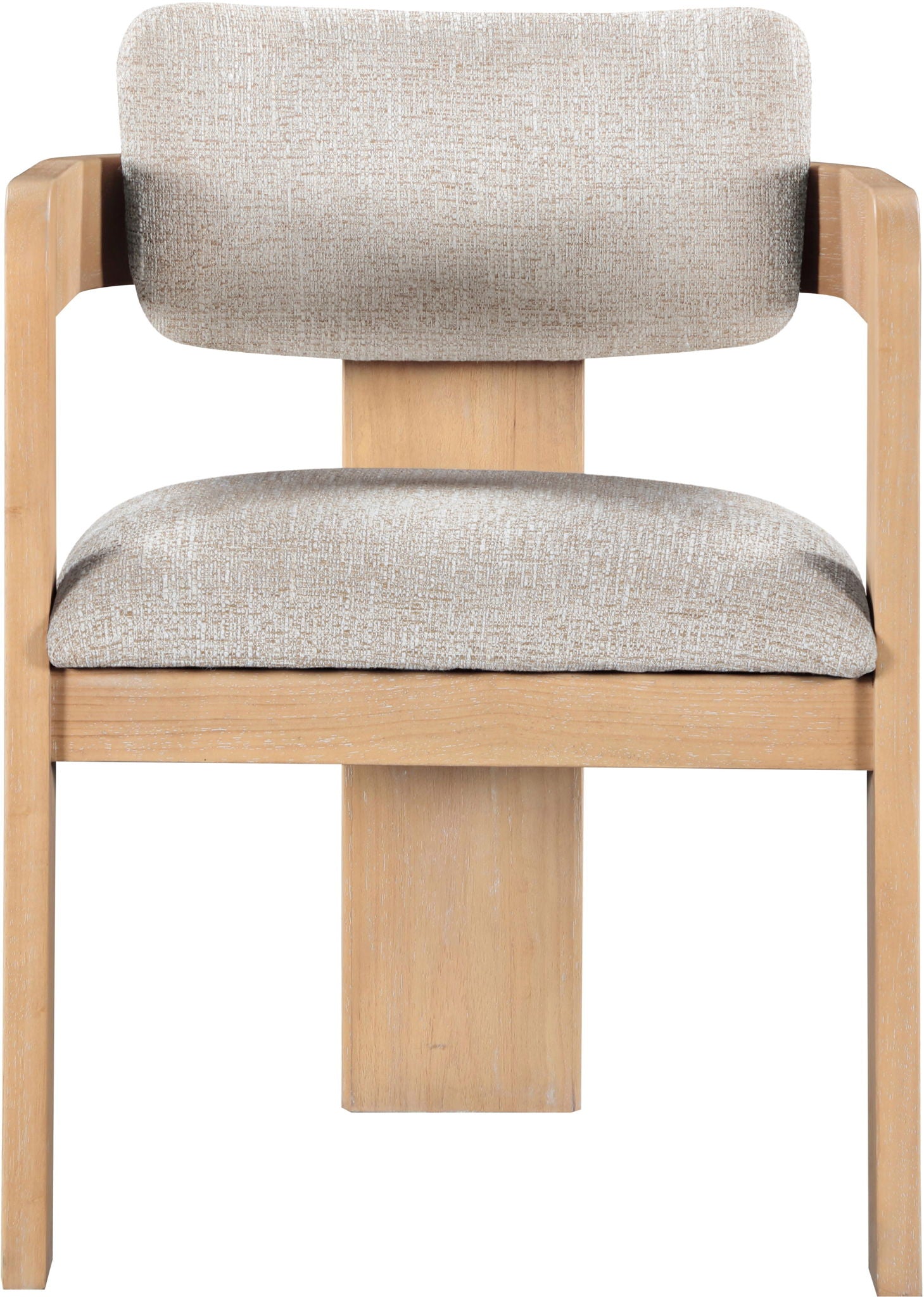 Sacha - Linen Dining Chair With Natural Base (Set of 2)