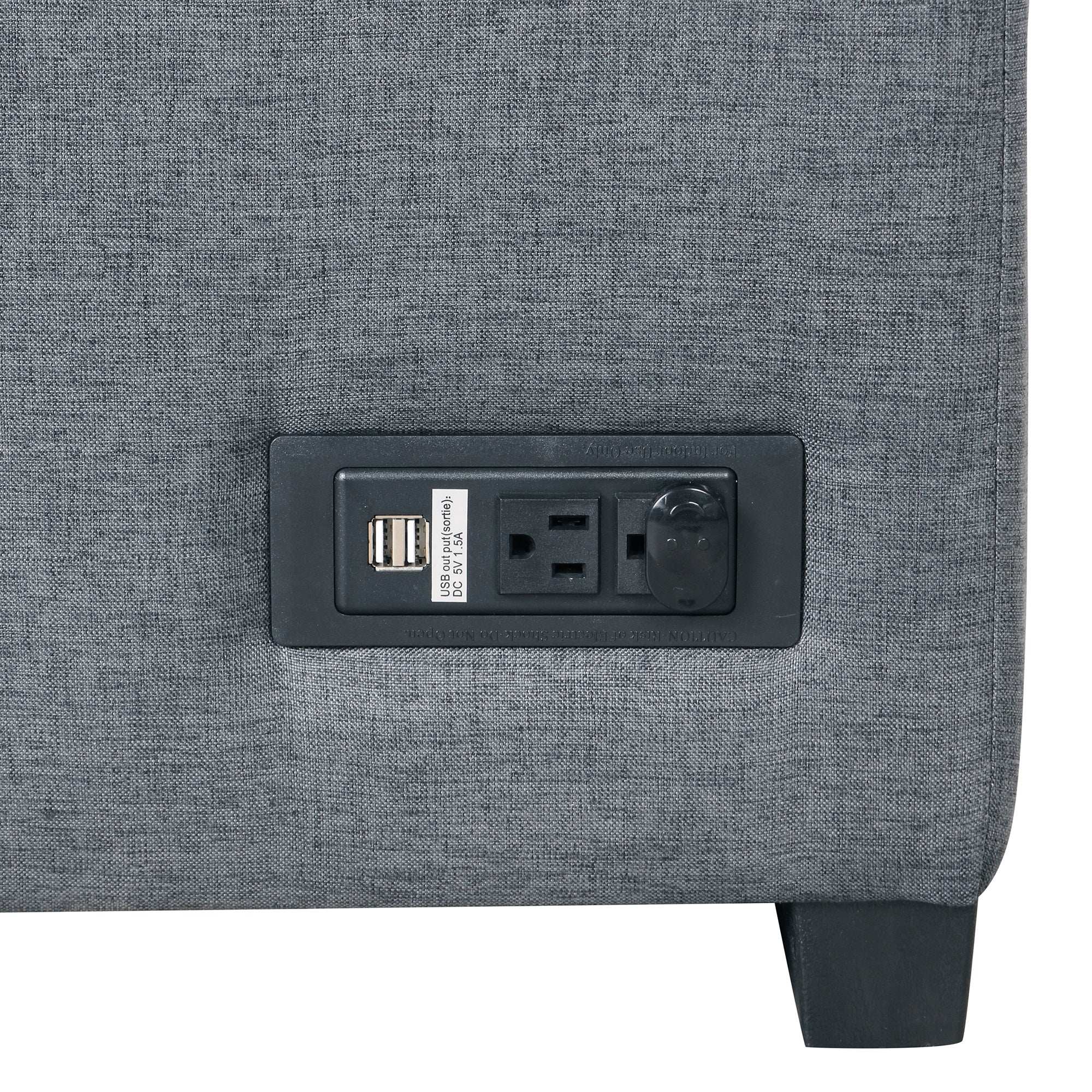 Sleeper Sectional Sofa, L-Shape Corner Couch Sofa-Bed with Storage Ottoman - Best Buy Furniture