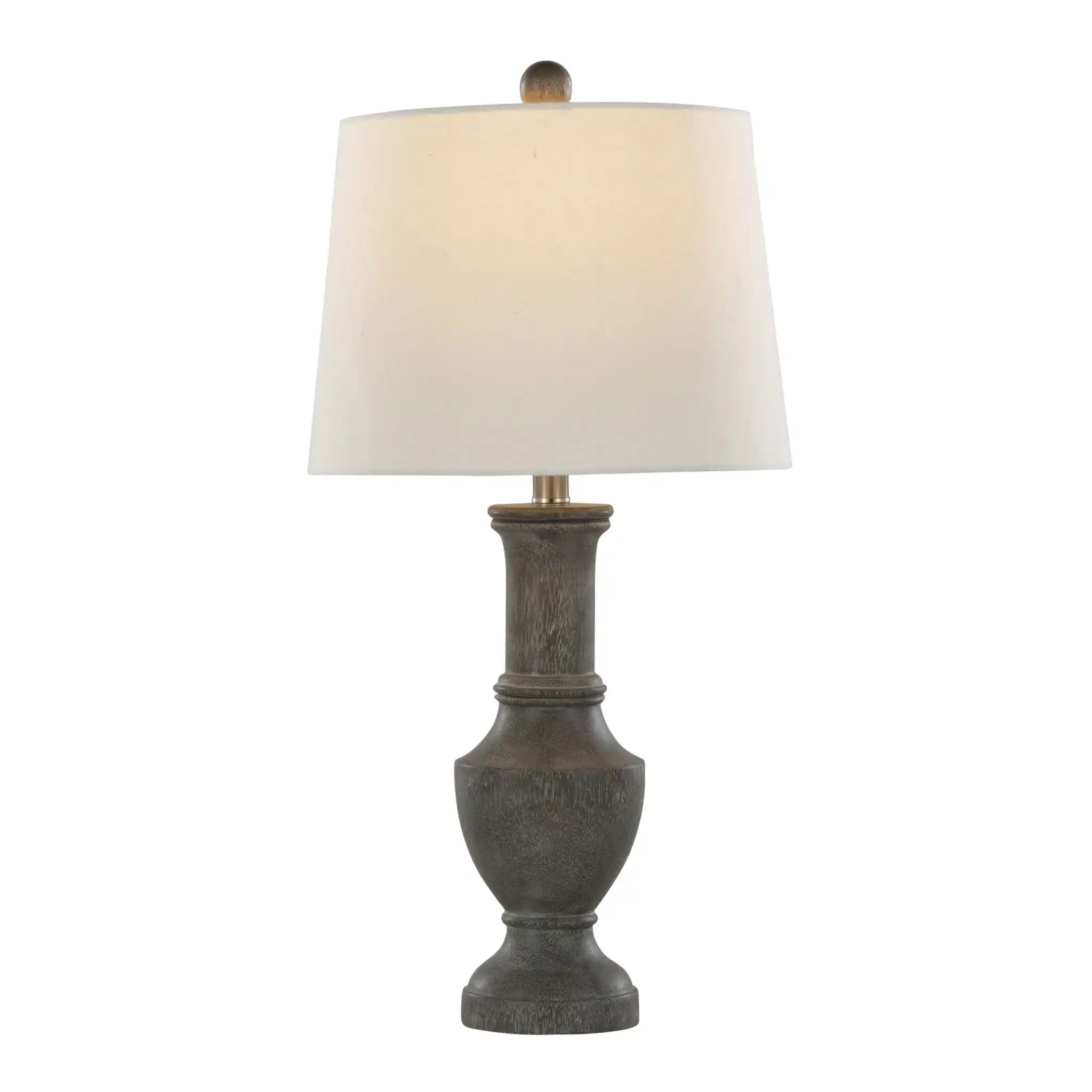 Chateau - Contemporary Table Lamp (Set of 2) - Acid Griffin / Nickel / White