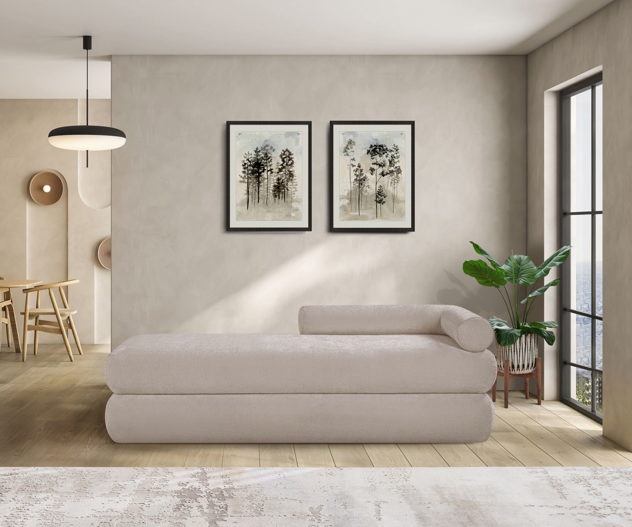 Kennedy - Chenille Bench