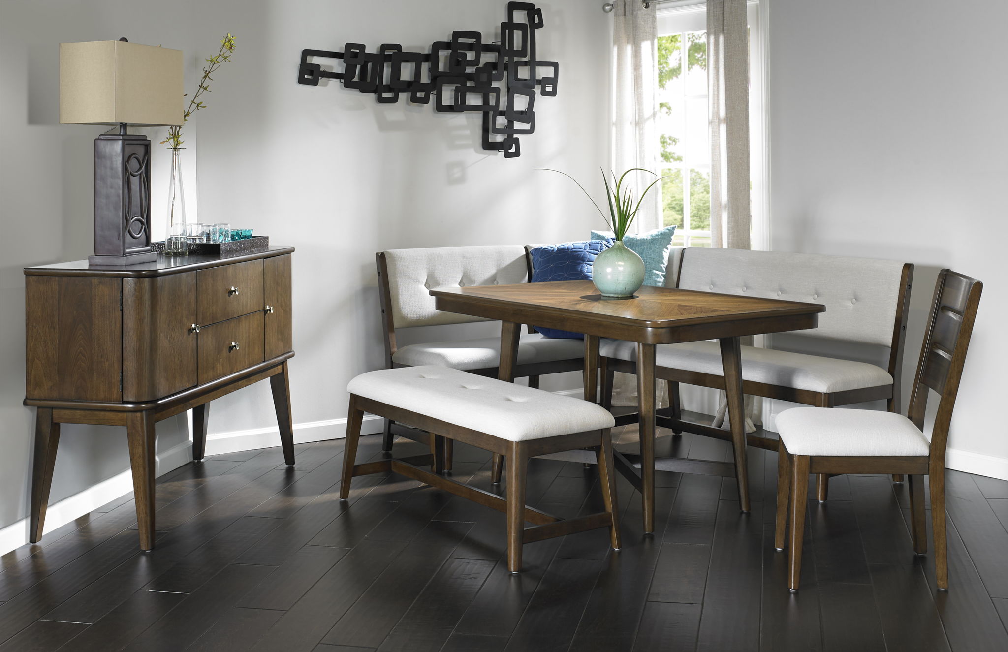 Mid-Century Modern Dining Table - Cherry