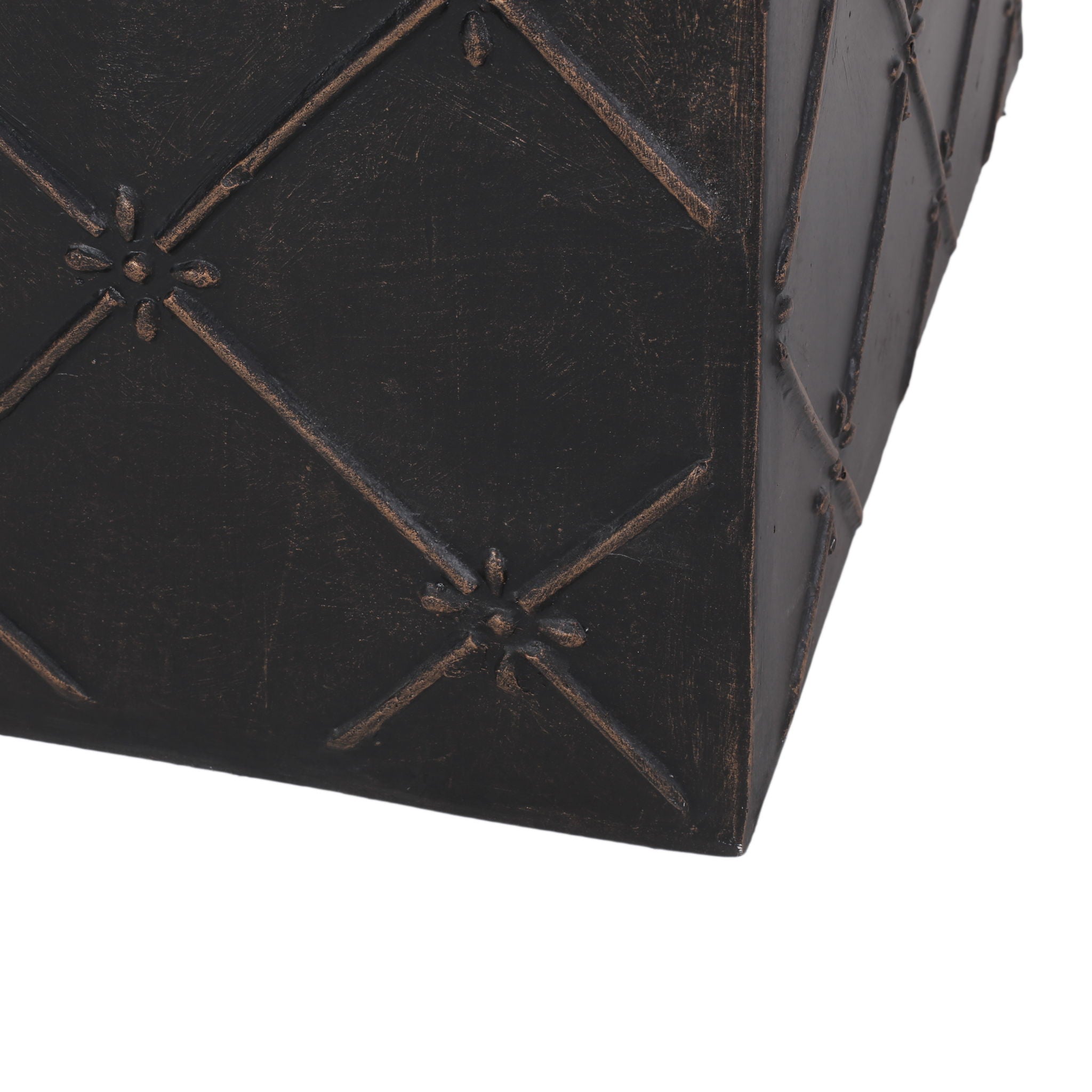 Outdoor Lightweight Concrete, Side Table - Copper