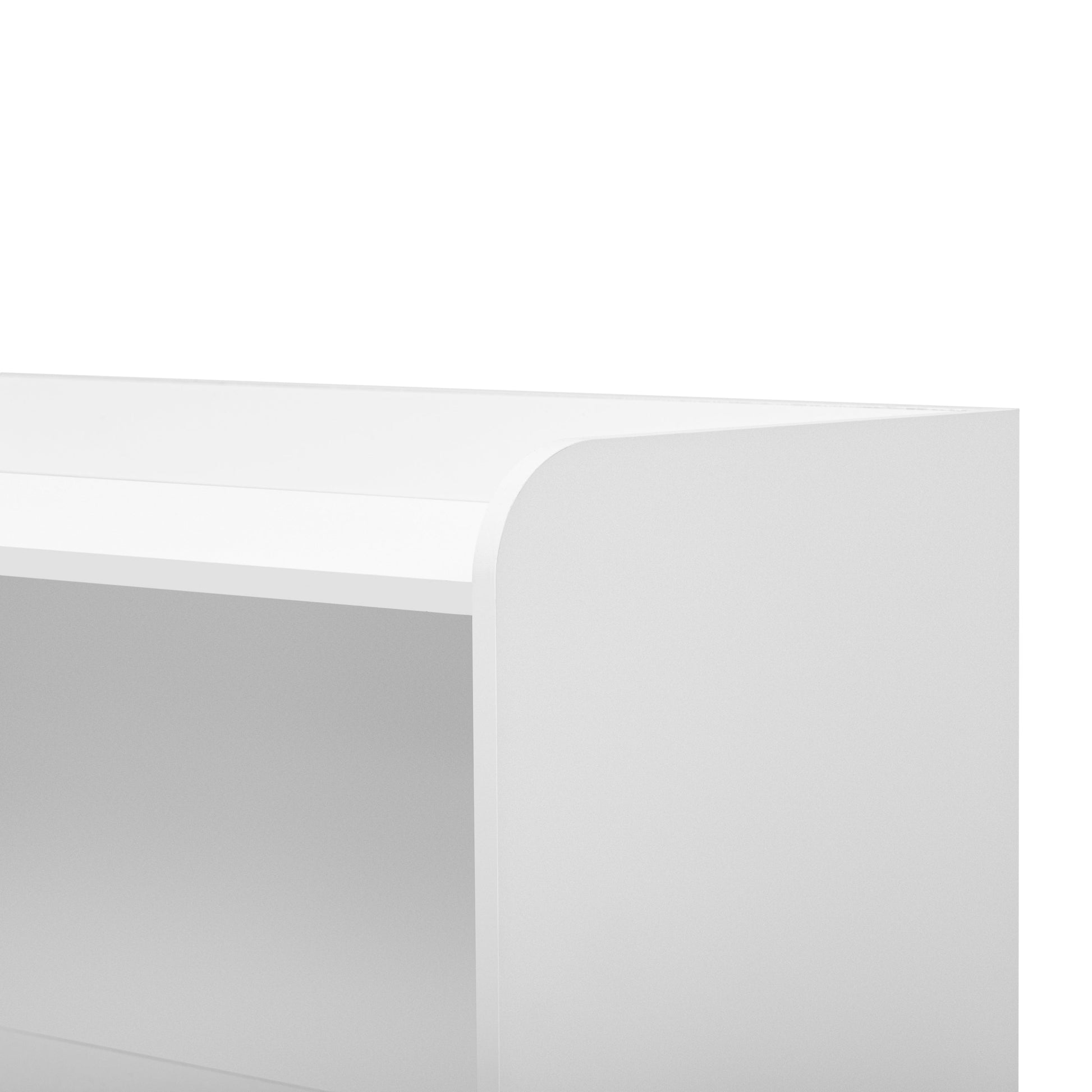 Modern Design Three Drawer Storage Cabinet,Bedroom Clothes Storage Can Be Used in Dining Room, Kitchen, Bedroom. White Solid Wood Frame - Best Buy Furniture