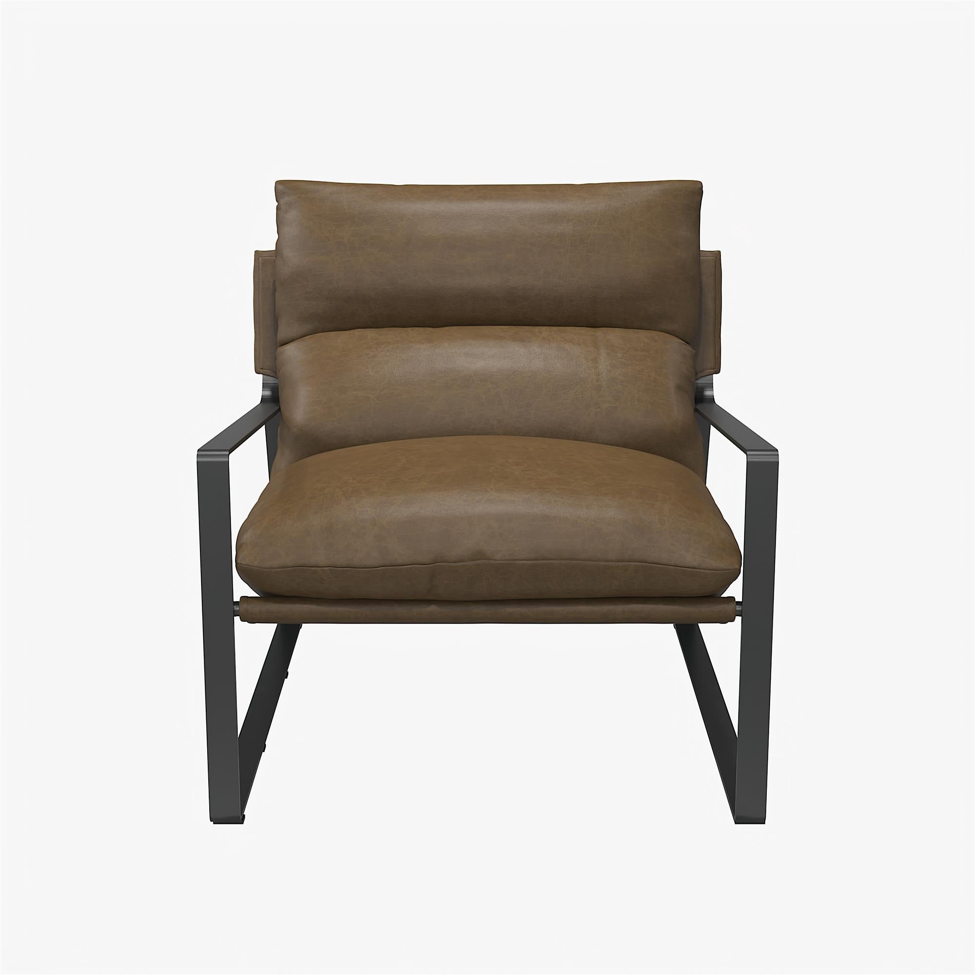 Gatsby - Upholstered Sling Accent Chair - Camel