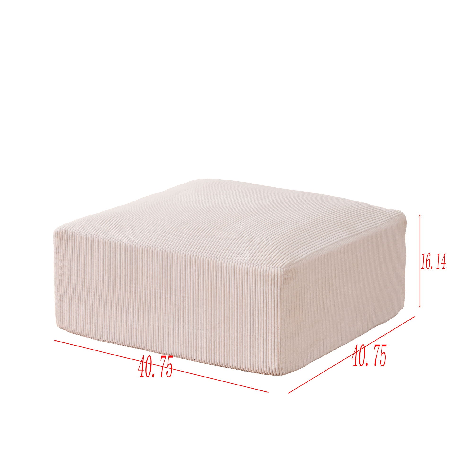Modular Upholstered Ottomans