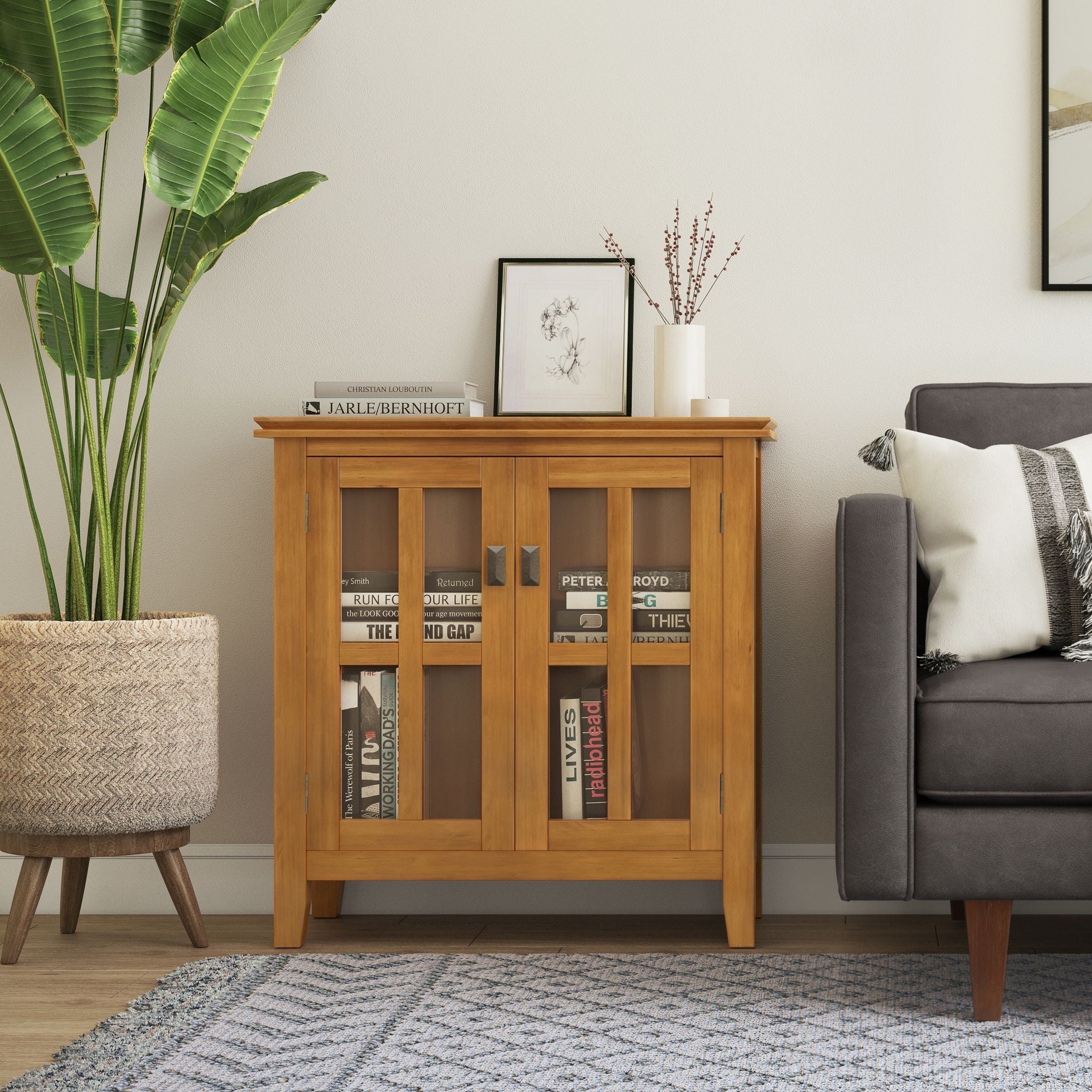 Artisan - Low Storage Cabinet - Honey Brown