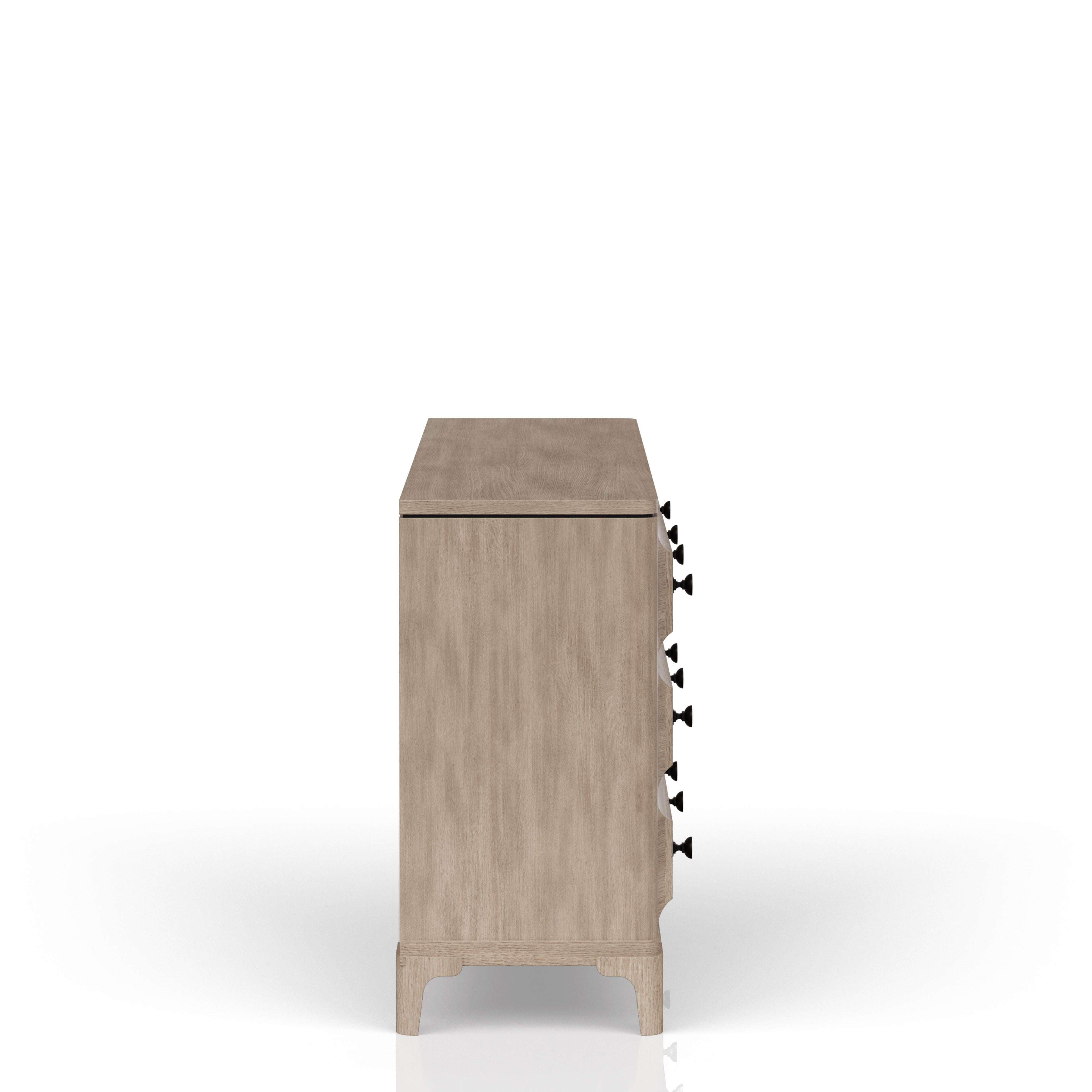Modern 6 Drawer Dresser - Sand - Best Buy Furniture