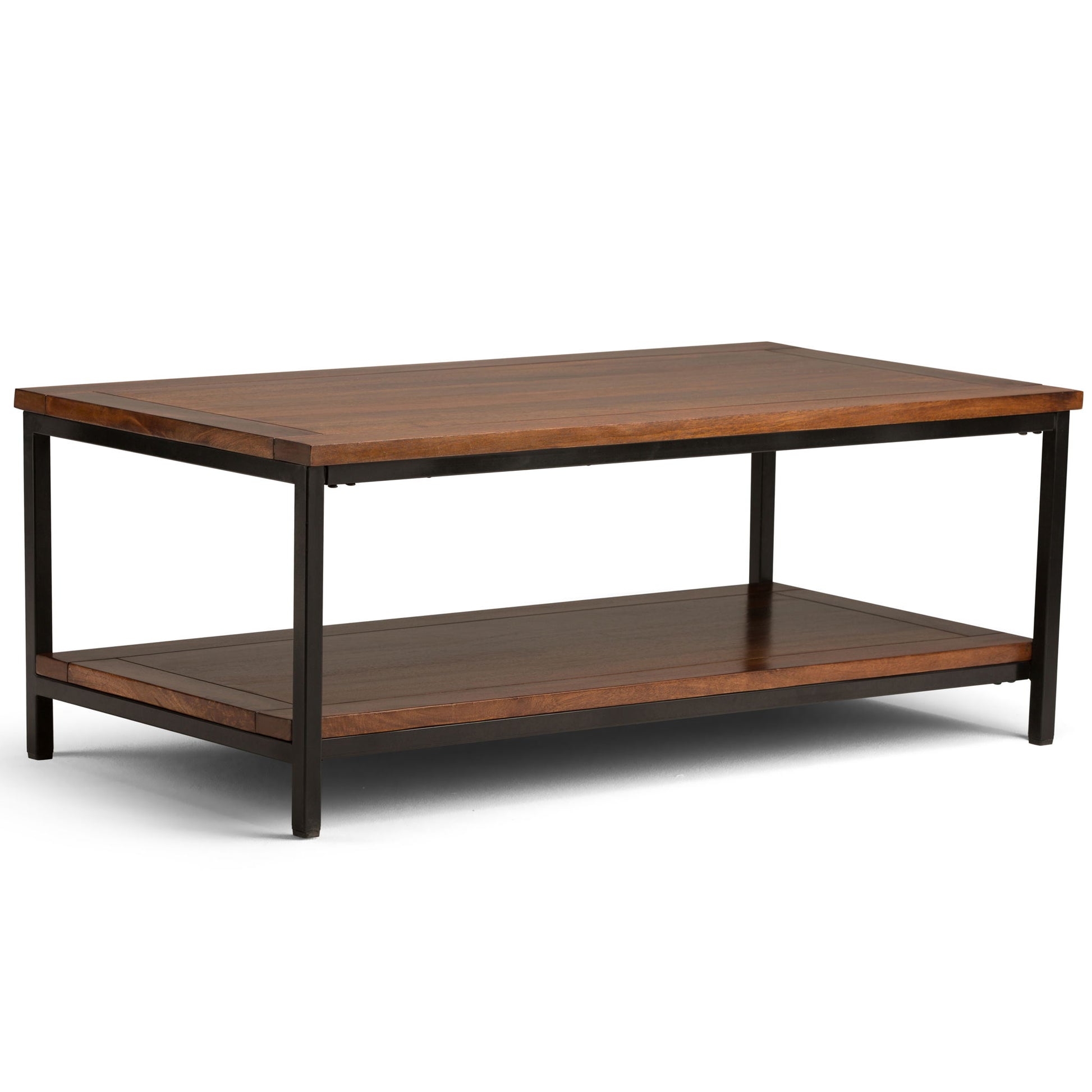 Skyler - Coffee Table - Dark Cognac Brown - Best Buy Furniture