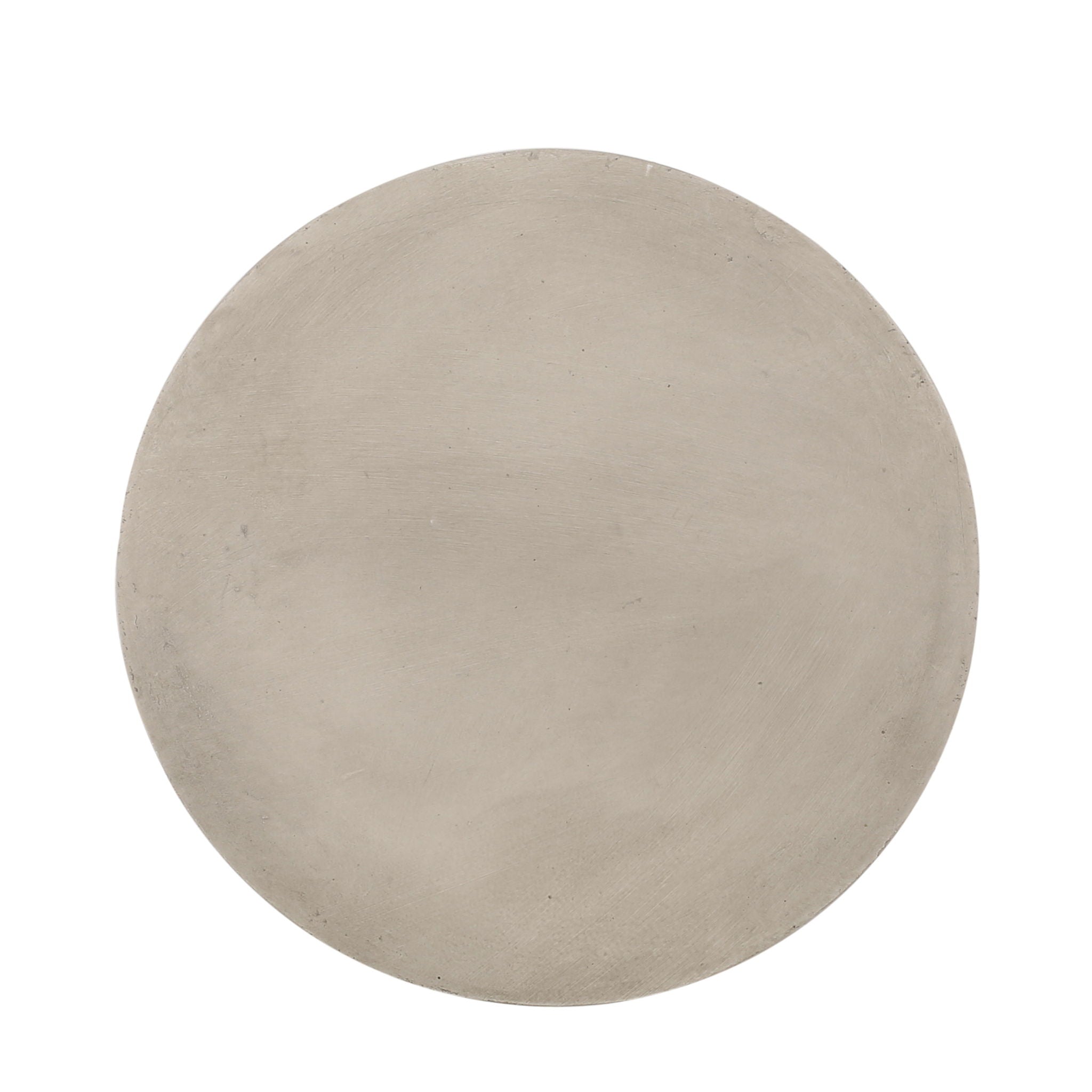 Outdoor Hourglass Shaped Side Table - Light Gray