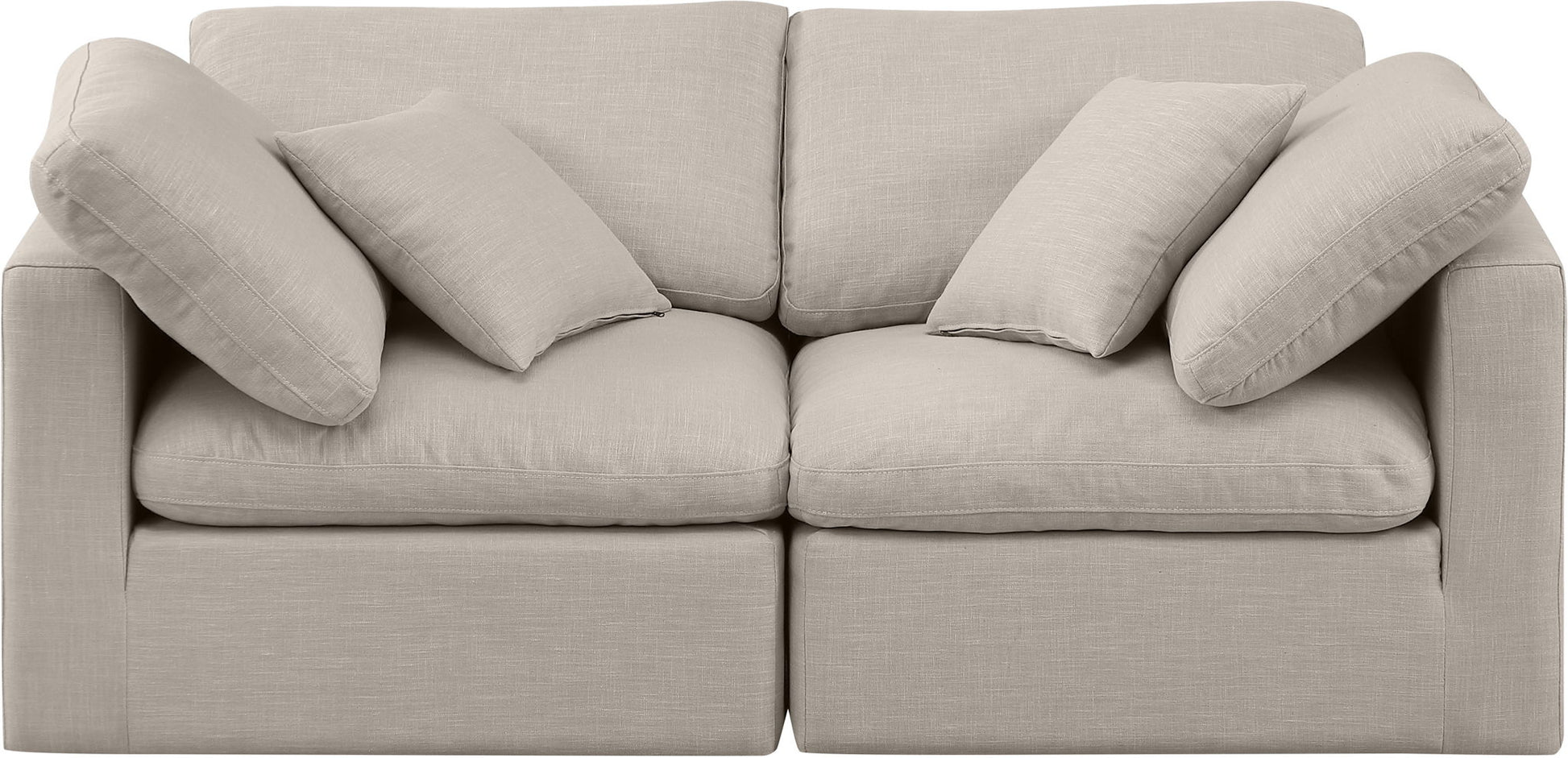 Indulge - Linen 2 Seat Modular Sofa - Best Buy Furniture