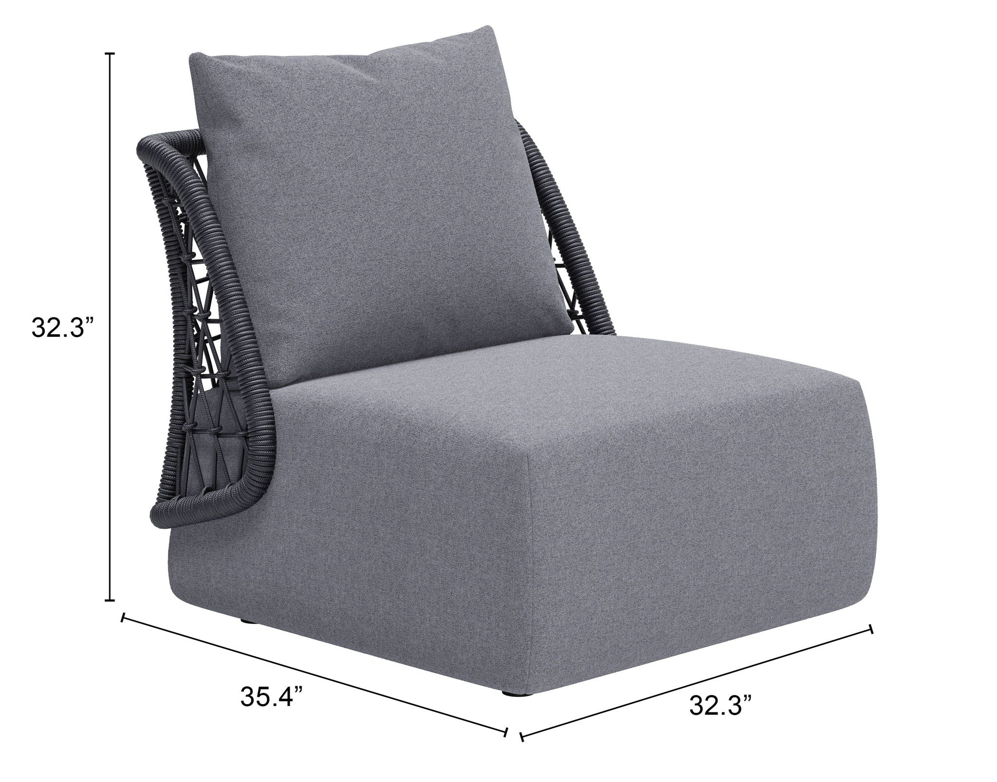Mekan - Accent Chair - Gray