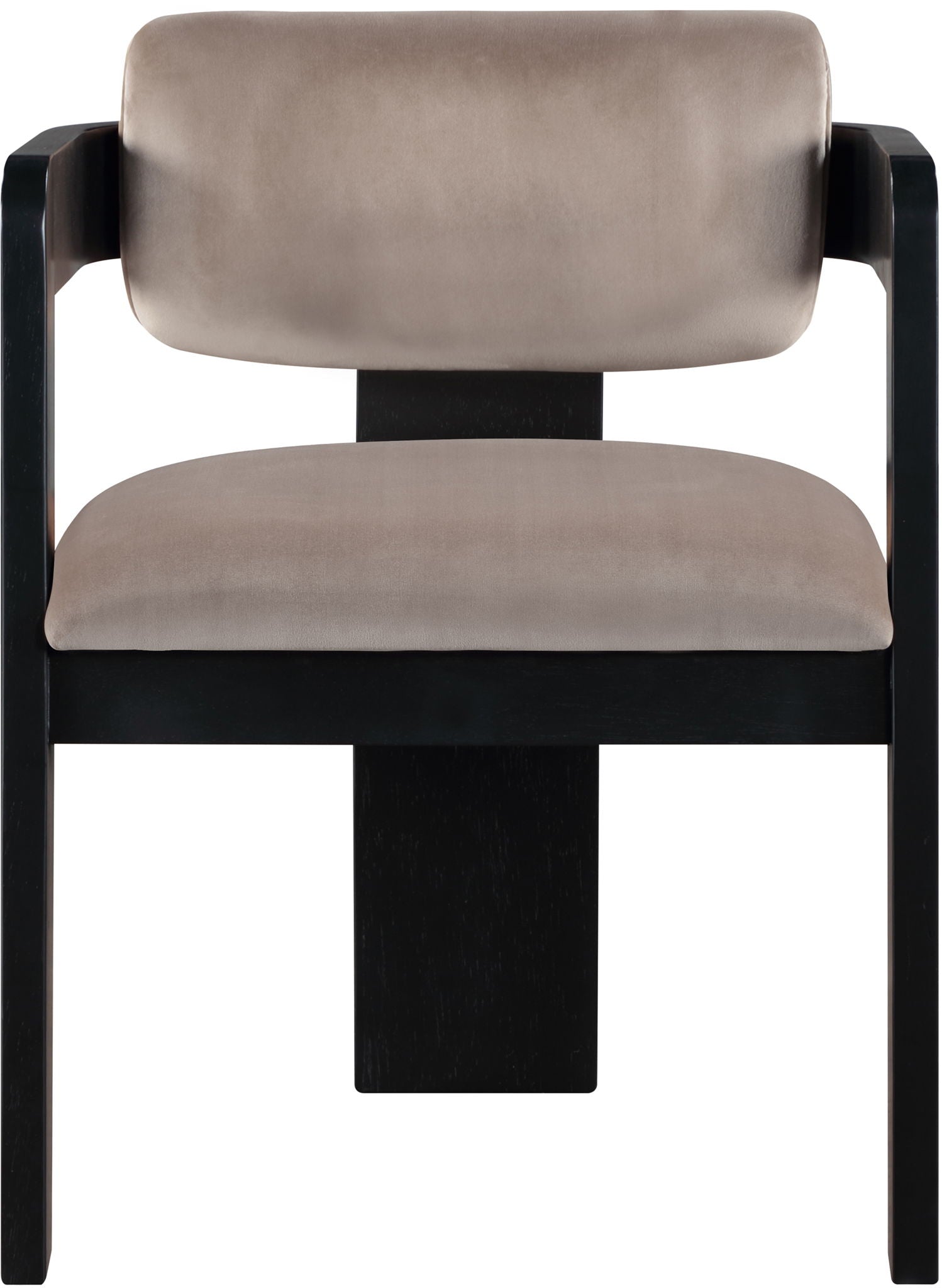 Sacha - Velvet Dining Chair With Black Base (Set of 2)