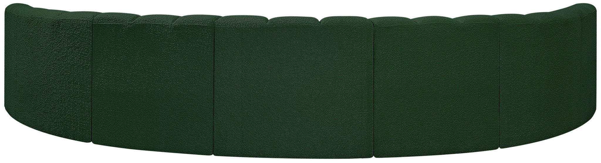 Arc - Boucle Fabric 7 Piece U-Shaped Modular Sofa